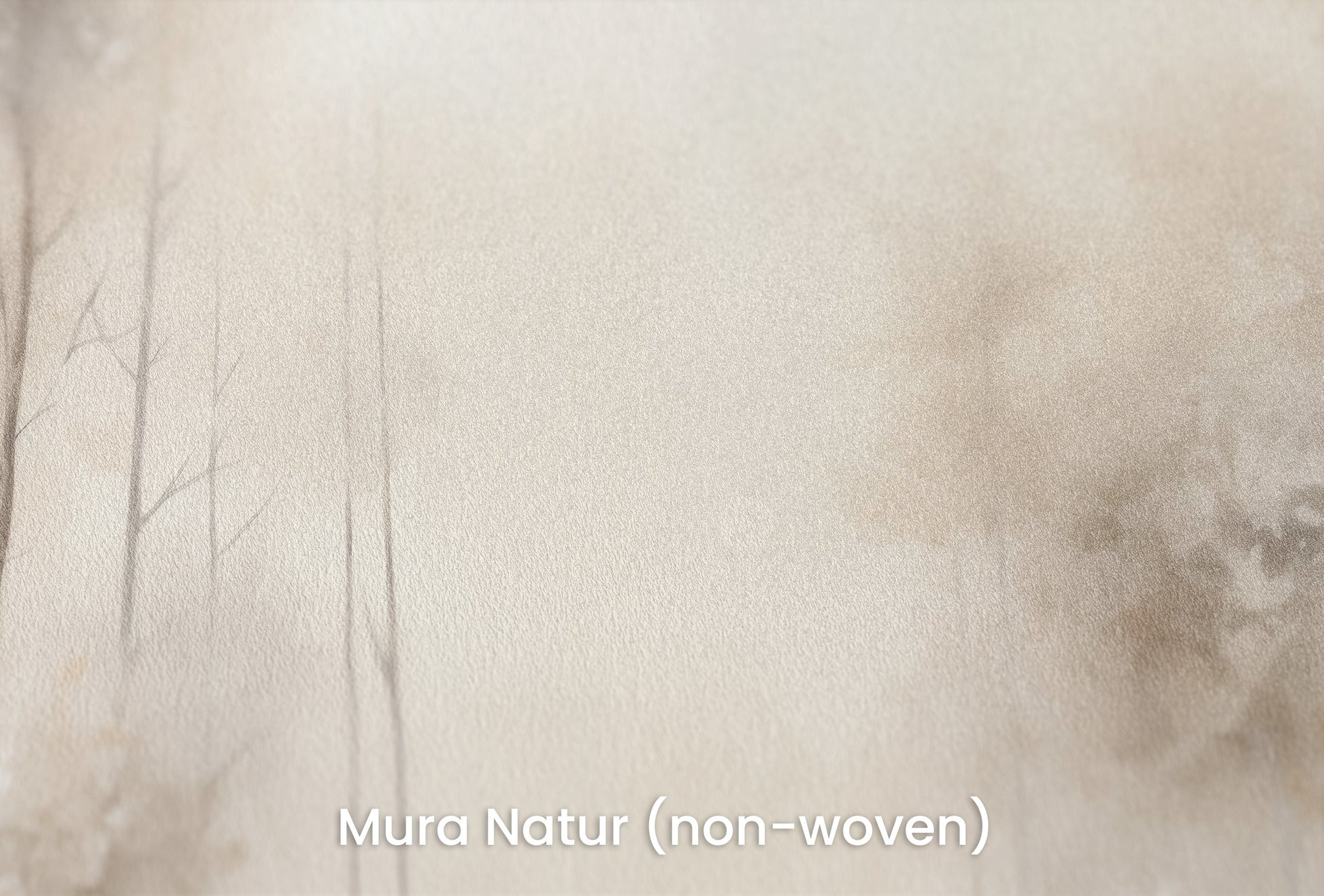 Zbliżenie na artystyczną fototapetę o nazwie WHISPERING TRANQUILITY MURAL na podłożu Mura Natur (non-woven) - naturalne i ekologiczne podłoże.