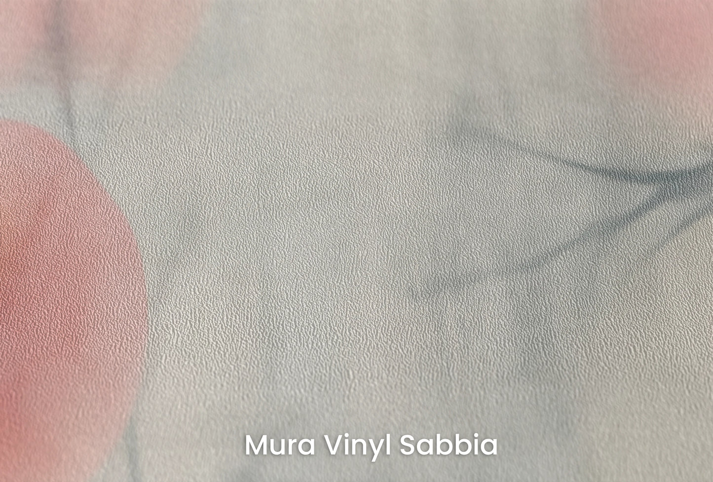 Zbliżenie na artystyczną fototapetę o nazwie Veiled Flora na podłożu Mura Vinyl Sabbia struktura grubego ziarna piasku.
