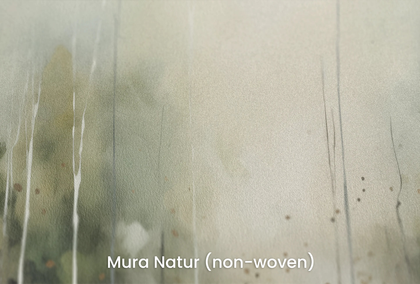 Zbliżenie na artystyczną fototapetę o nazwie Poranna Dewiacja na podłożu Mura Natur (non-woven) - naturalne i ekologiczne podłoże.