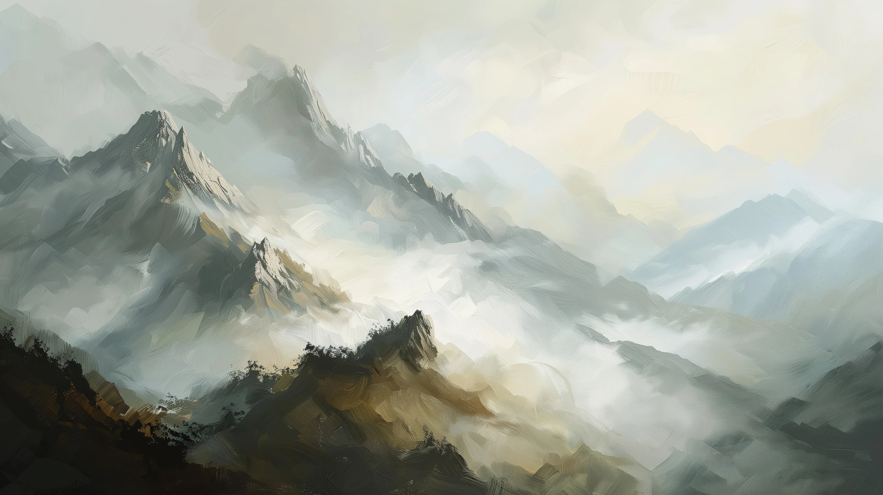 Mustervorschau: Prezentacja całego wzoru fototapety o nazwie Golden Haze