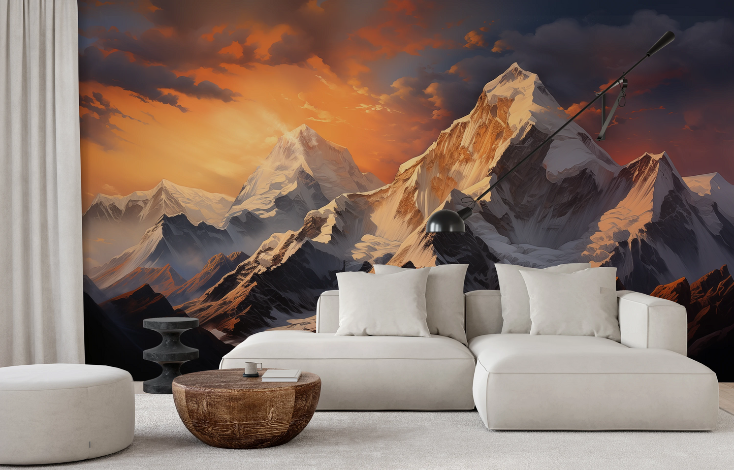 Fototapeta o nazwie Dawn Alpenglow użyta w aranzacji wnętrza.