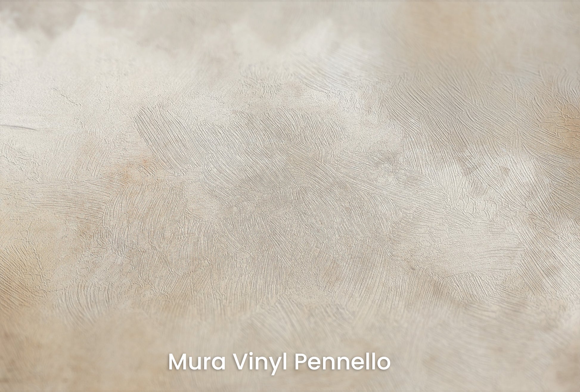 Zbliżenie na artystyczną fototapetę o nazwie ETHEREAL CLOUDSCAPE SERENITY na podłożu Mura Vinyl Pennello - faktura pociągnięć pędzla malarskiego.