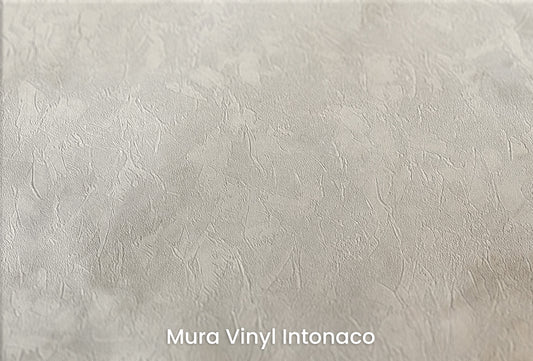 Zbliżenie na artystyczną fototapetę o nazwie MARBLE MIST ELEGANCE na podłożu Mura Vinyl Intonaco - struktura tartego tynku.