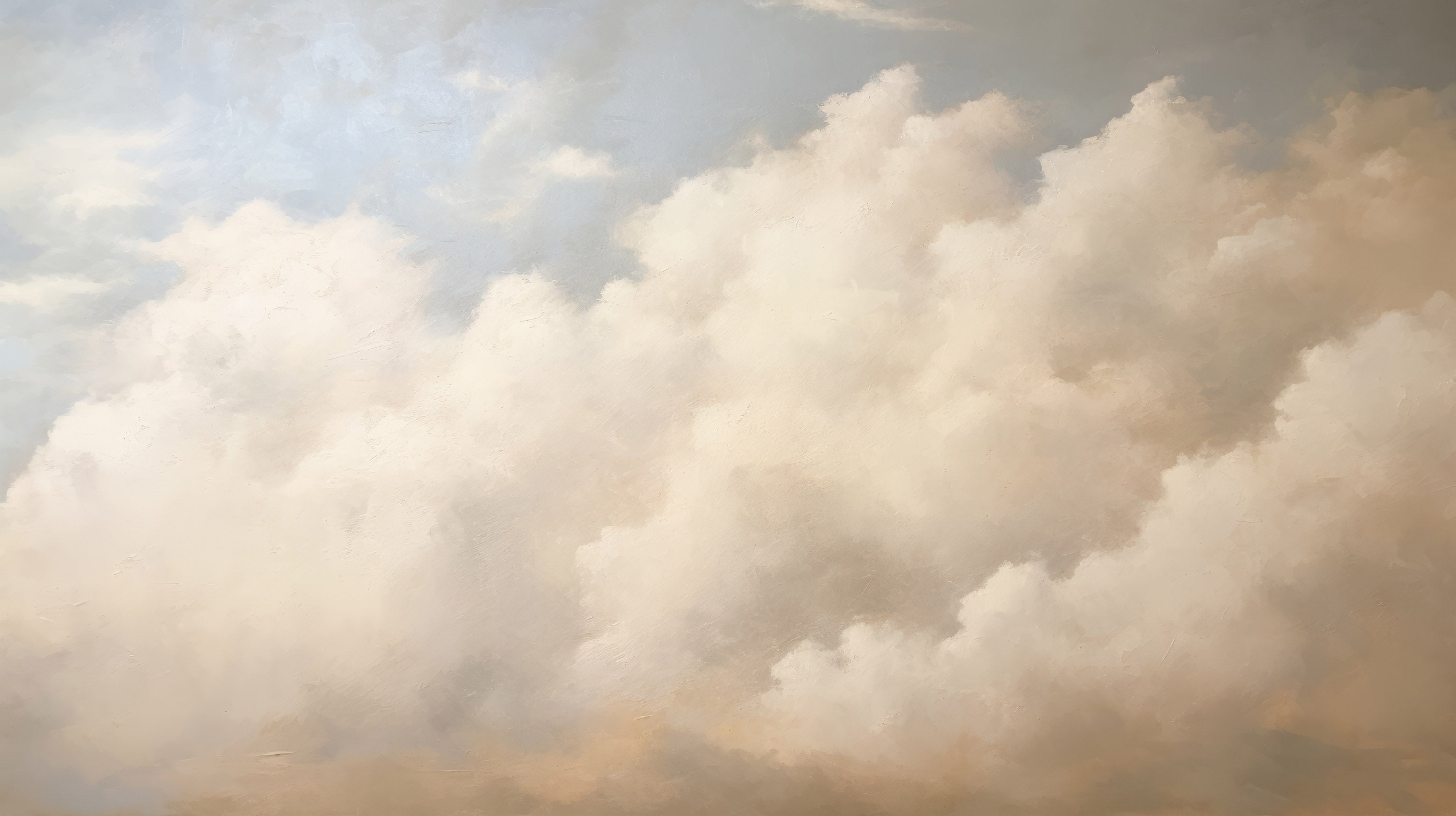Mustervorschau: Prezentacja całego wzoru fototapety o nazwie HEAVENLY CLOUDS DIVINE GLOW