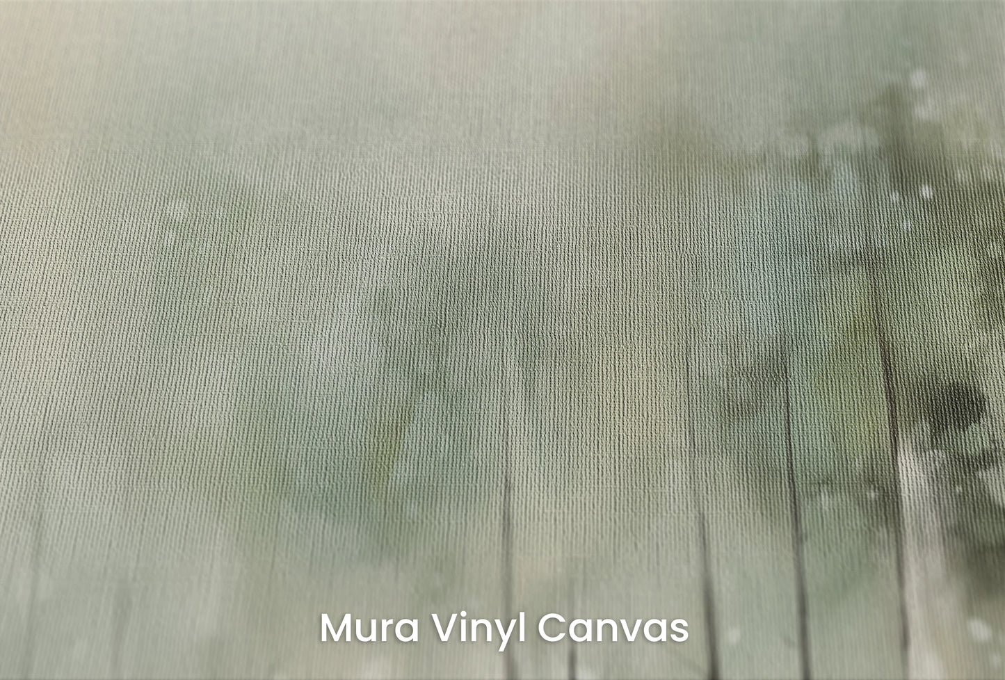 Zbliżenie na artystyczną fototapetę o nazwie Ciche Refleksje na podłożu Mura Vinyl Canvas - faktura naturalnego płótna.