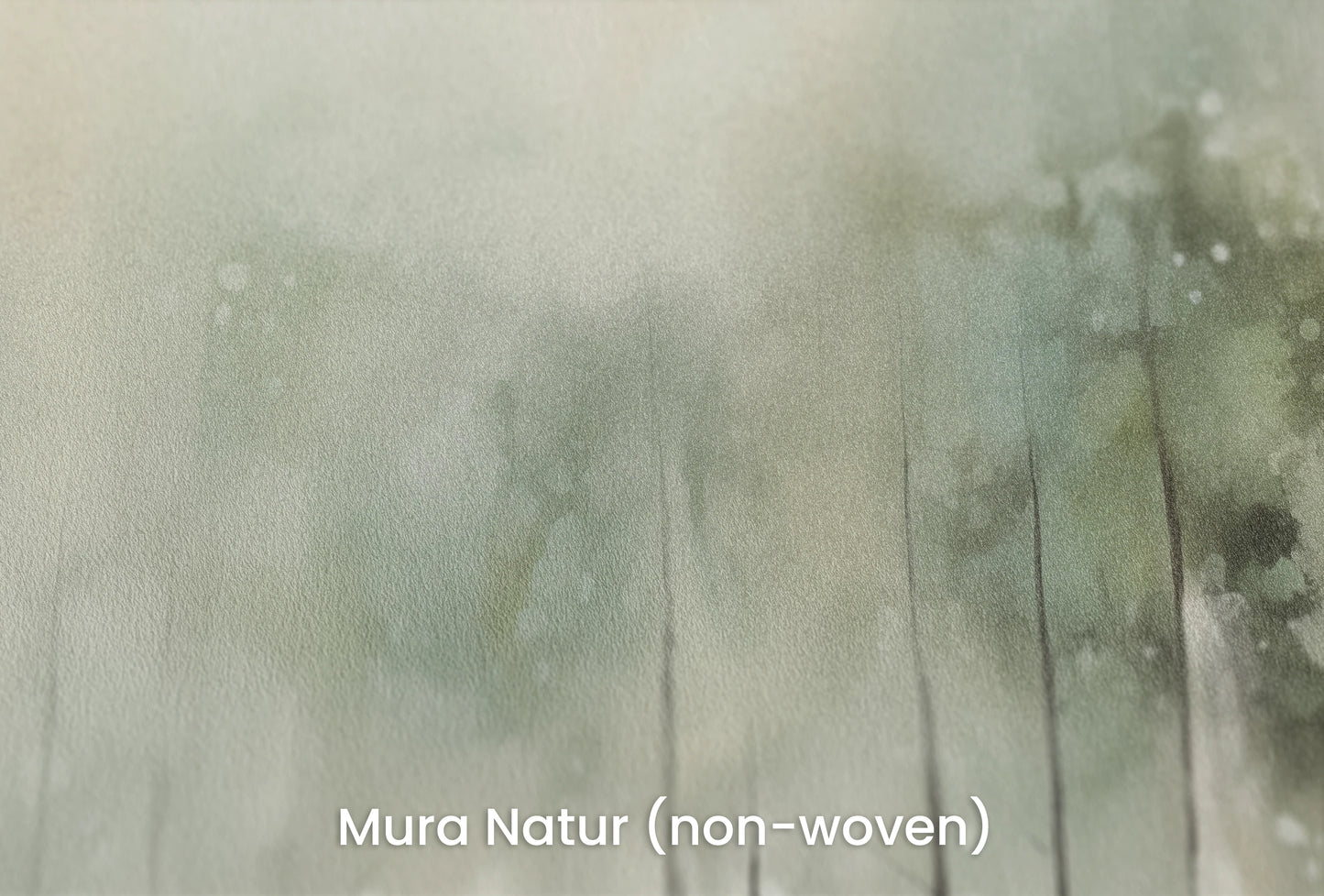 Zbliżenie na artystyczną fototapetę o nazwie Ciche Refleksje na podłożu Mura Natur (non-woven) - naturalne i ekologiczne podłoże.