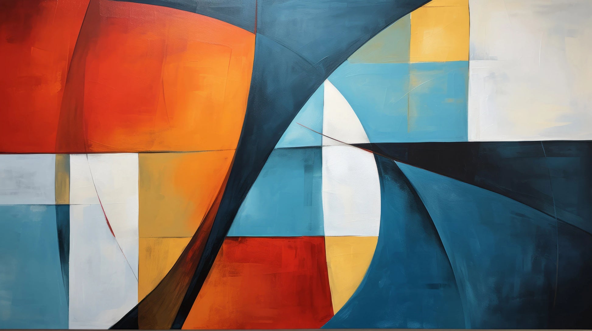 Prezentacja całego wzoru fototapety o nazwie Vibrant Abstraction