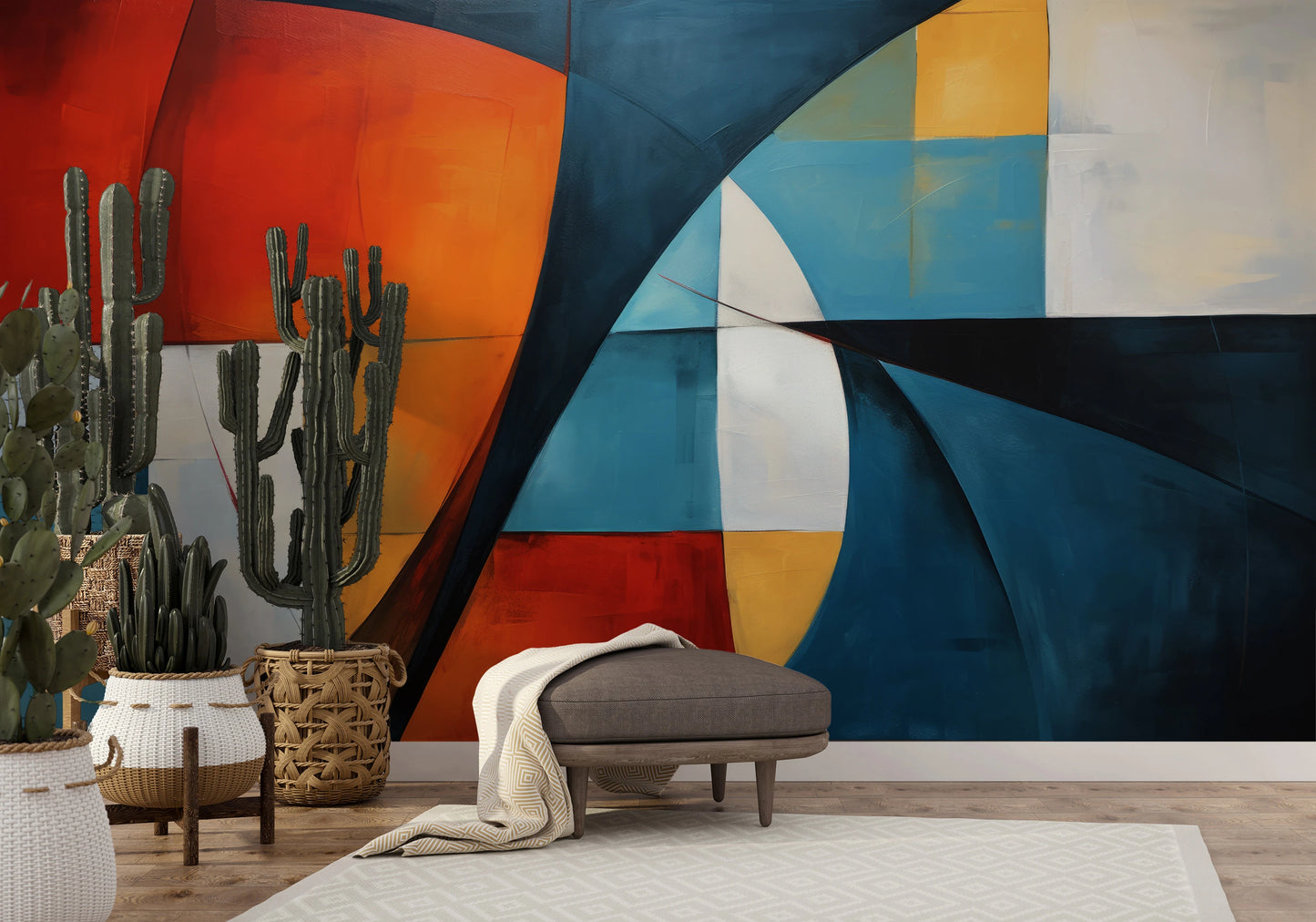 Fototapeta o nazwie Vibrant Abstraction użyta w aranzacji wnętrza.