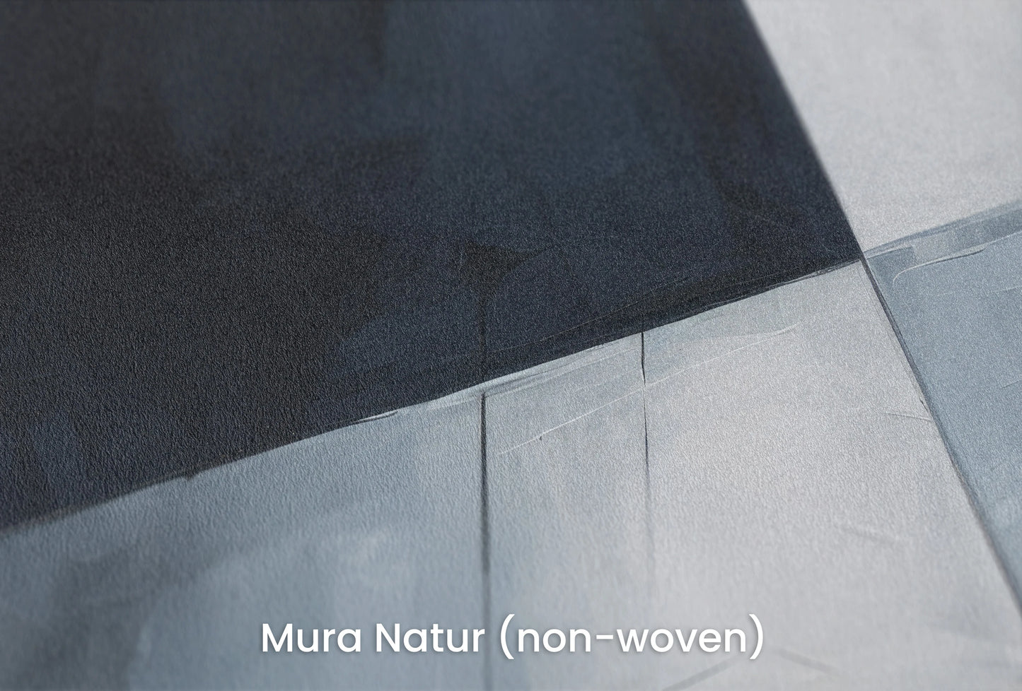 Zbliżenie na artystyczną fototapetę o nazwie Tranquil Shapes na podłożu Mura Natur (non-woven) - naturalne i ekologiczne podłoże.