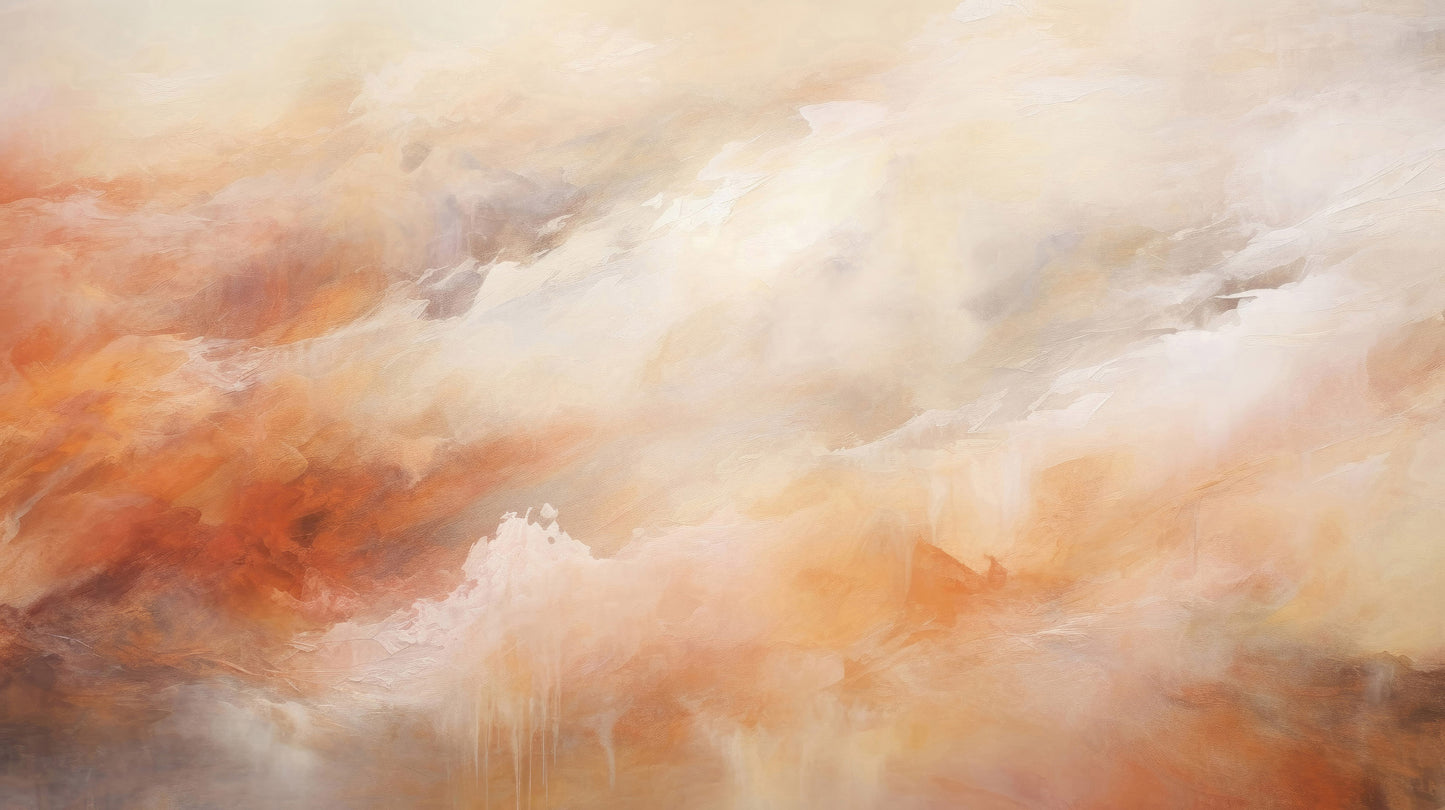 Prezentacja całego wzoru fototapety o nazwie ETHEREAL FLAME CANVAS