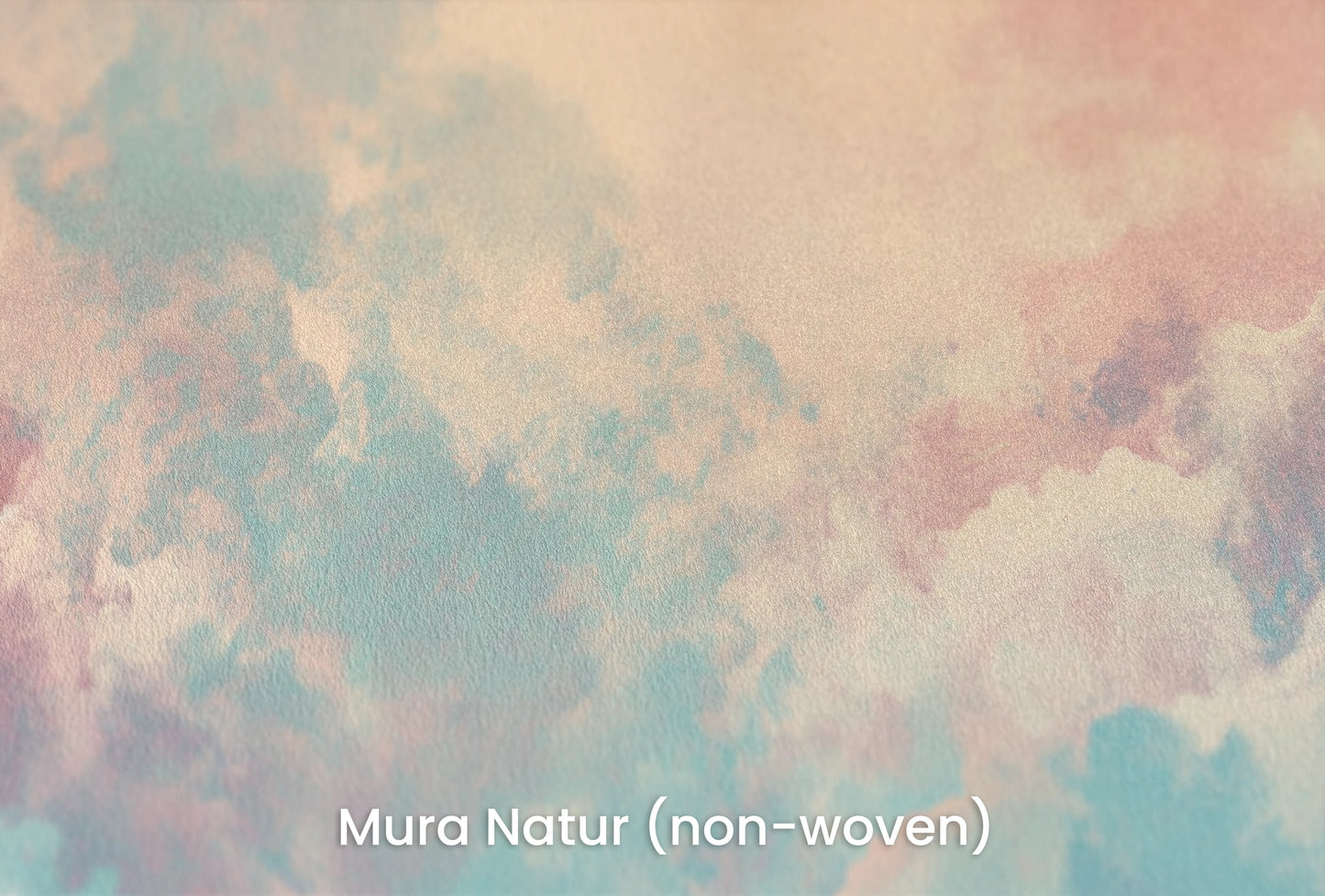 Zbliżenie na artystyczną fototapetę o nazwie Aqua Roseate na podłożu Mura Natur (non-woven) - naturalne i ekologiczne podłoże.