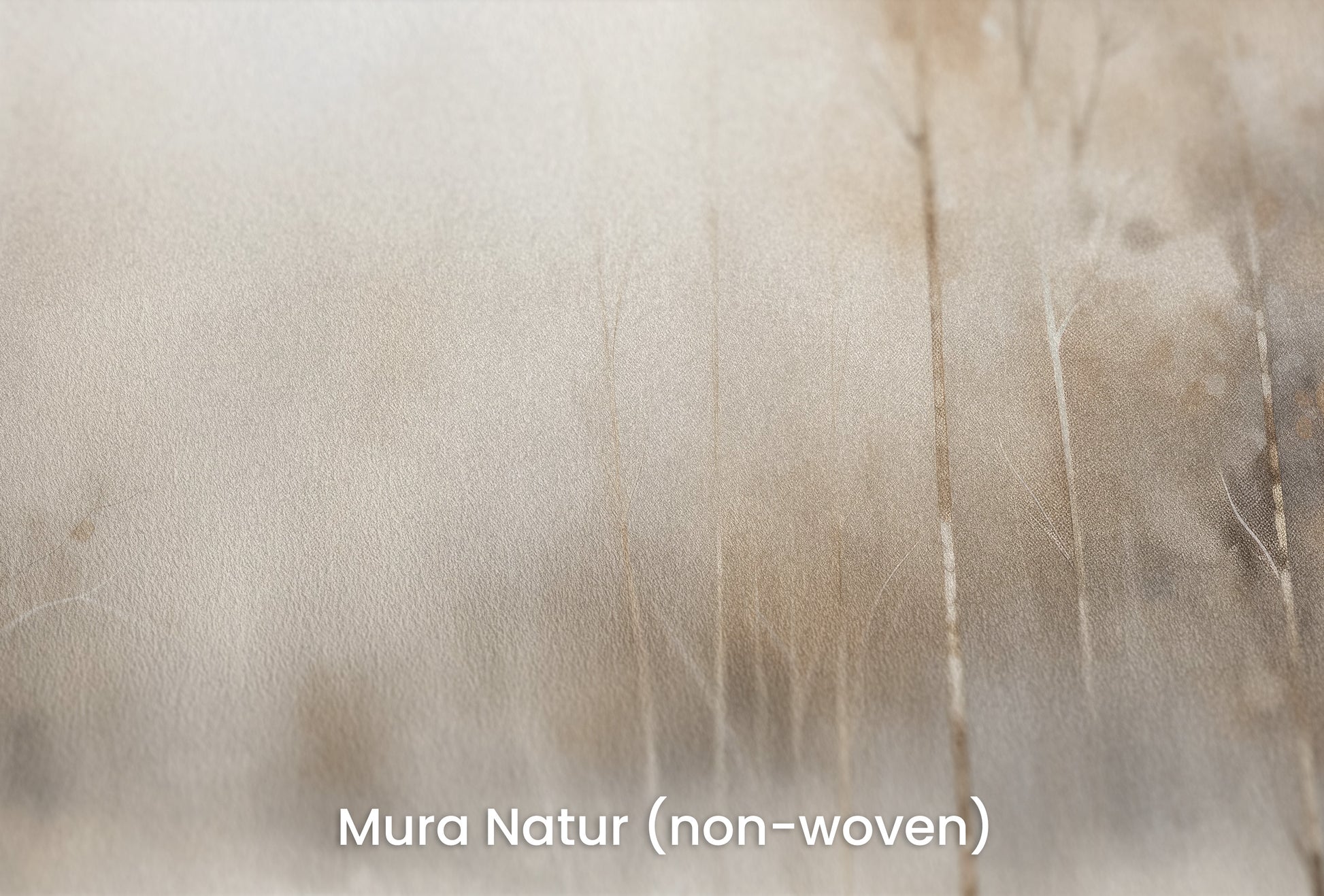 Zbliżenie na artystyczną fototapetę o nazwie SERENE WATERS EDGE MURAL na podłożu Mura Natur (non-woven) - naturalne i ekologiczne podłoże.
