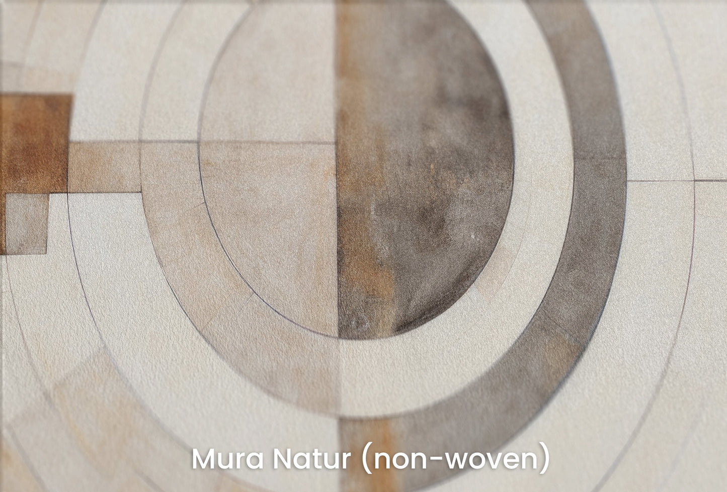 Zbliżenie na artystyczną fototapetę o nazwie ARCHITECTURAL ORBITAL DESIGN #2 na podłożu Mura Natur (non-woven) - naturalne i ekologiczne podłoże.