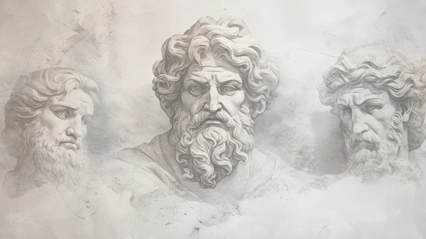 Prezentacja całego wzoru fototapety o nazwie Epicurus's Legacy