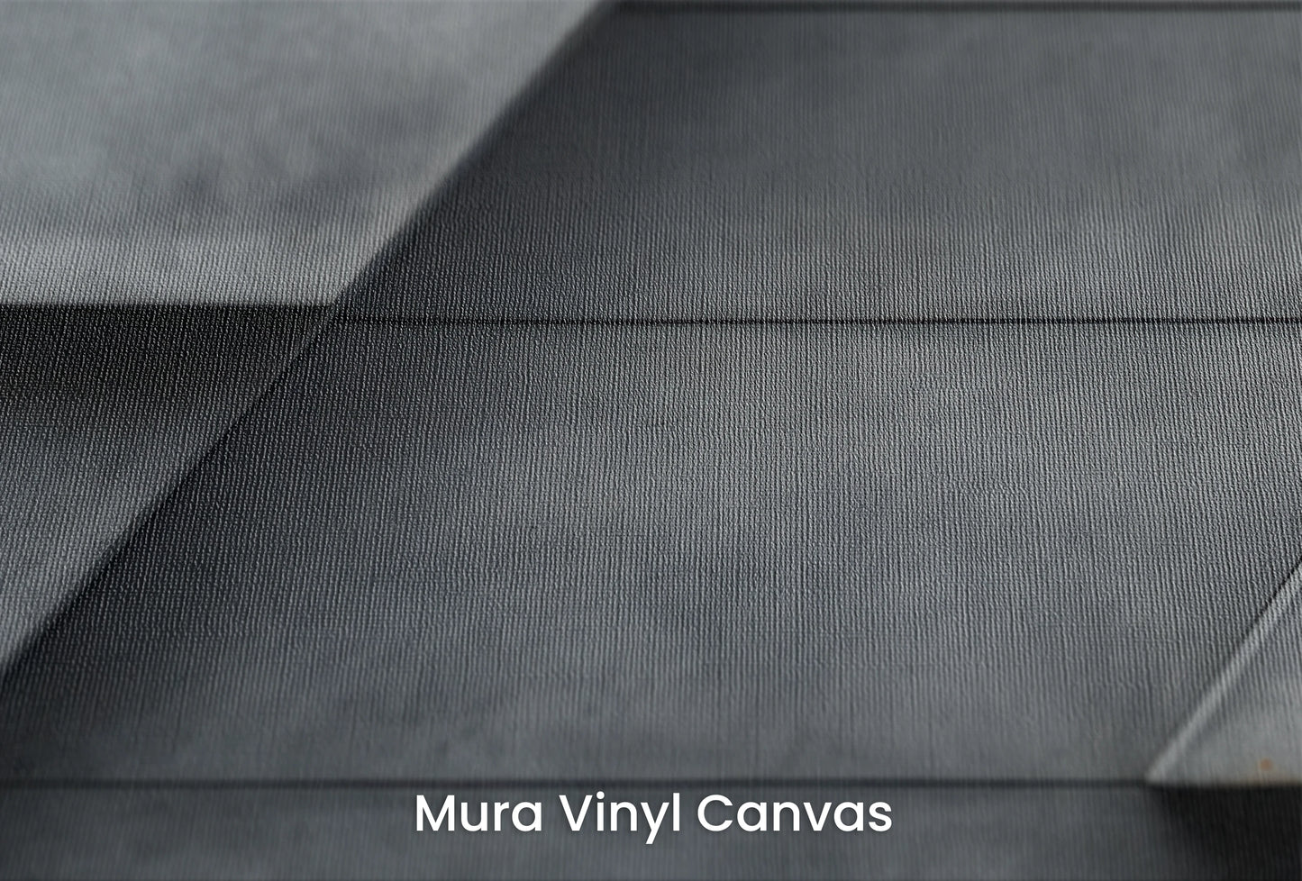 Zbliżenie na artystyczną fototapetę o nazwie Modern Layers na podłożu Mura Vinyl Canvas - faktura naturalnego płótna.