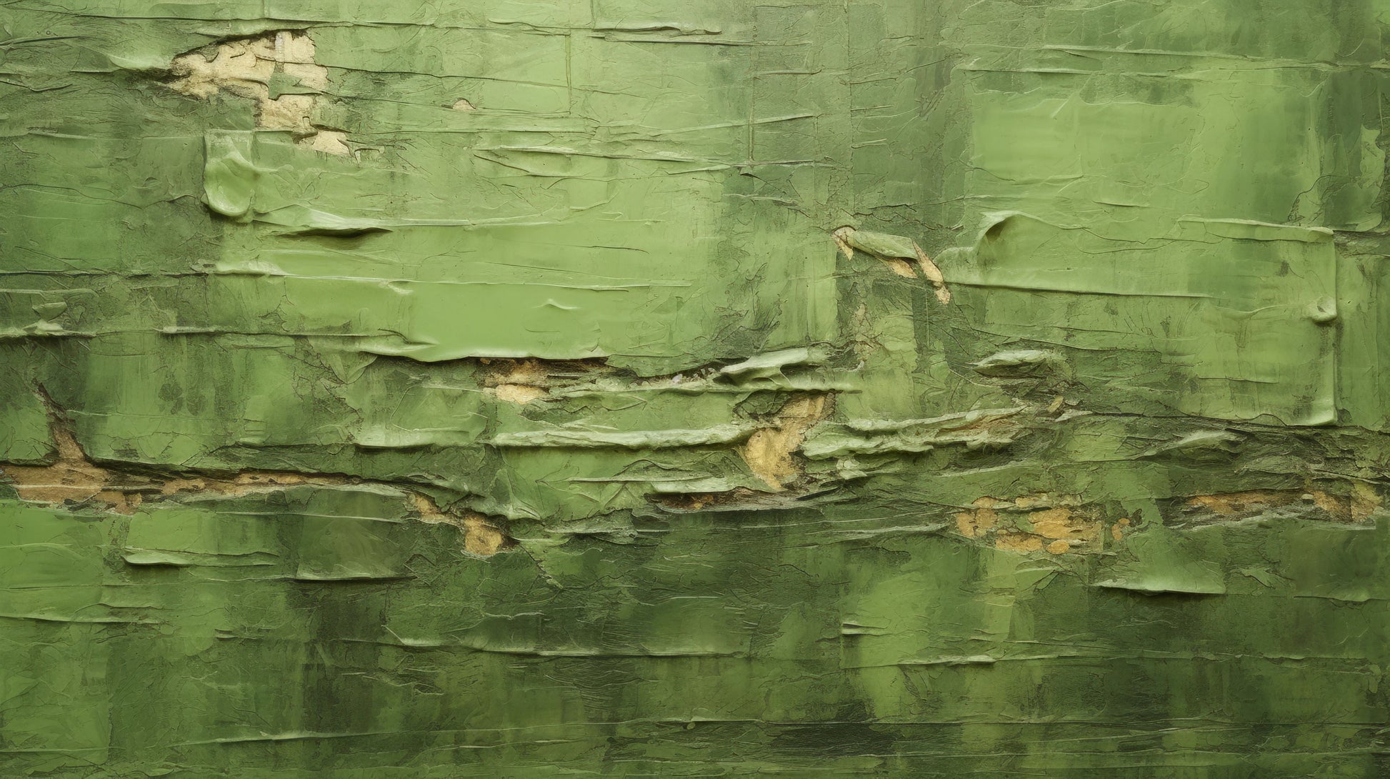 Prezentacja całego wzoru fototapety o nazwie Verdant Crumble