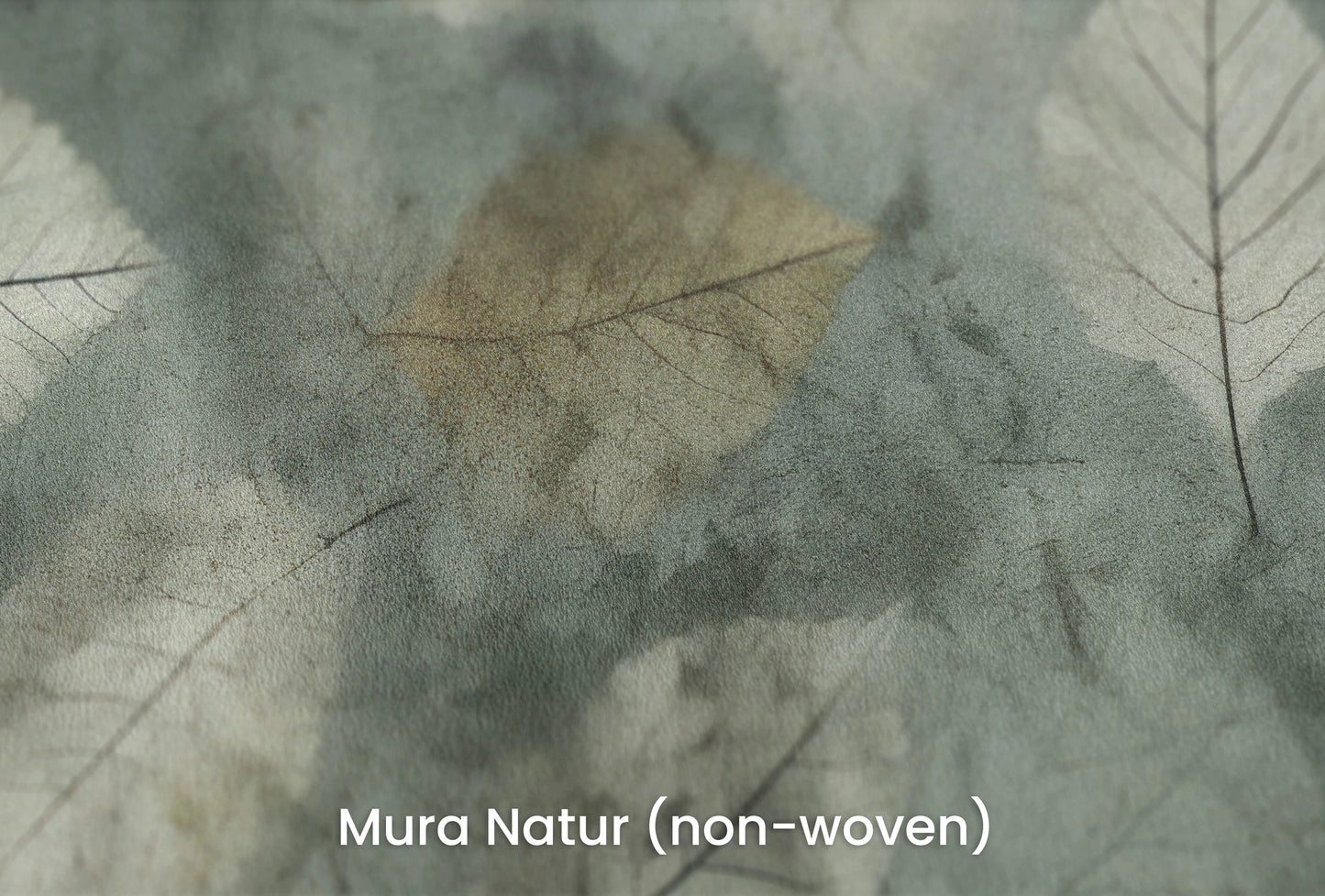 Zbliżenie na artystyczną fototapetę o nazwie Veiled Canopy na podłożu Mura Natur (non-woven) - naturalne i ekologiczne podłoże.