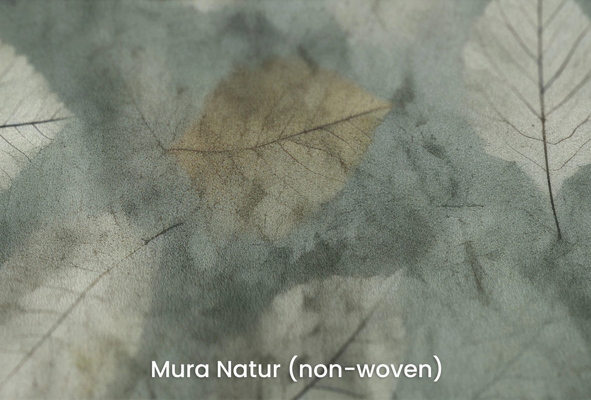 Zbliżenie na artystyczną fototapetę o nazwie Veiled Canopy na podłożu Mura Natur (non-woven) - naturalne i ekologiczne podłoże.