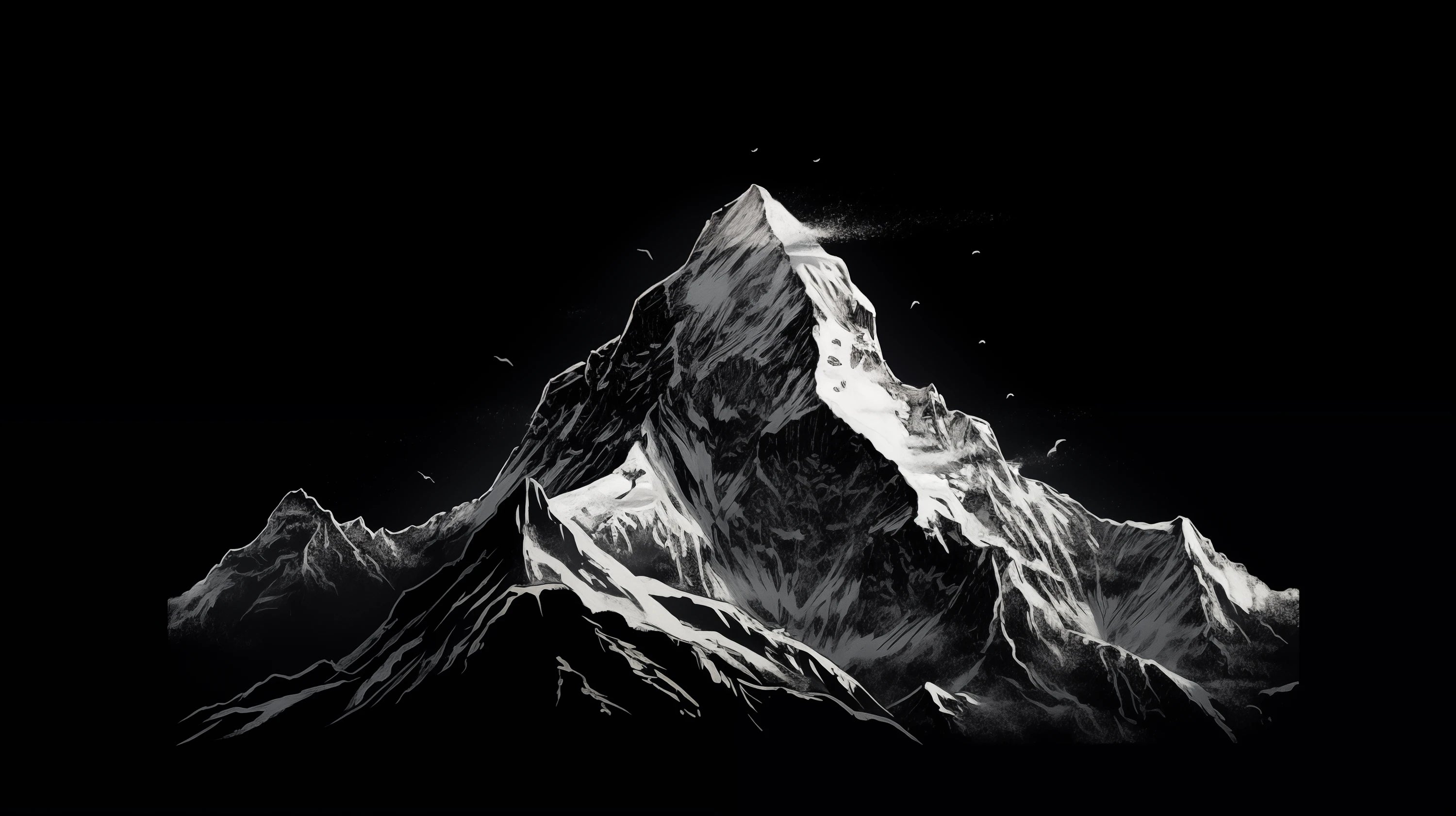 Mustervorschau: Prezentacja całego wzoru fototapety o nazwie Monochromatic Majesty