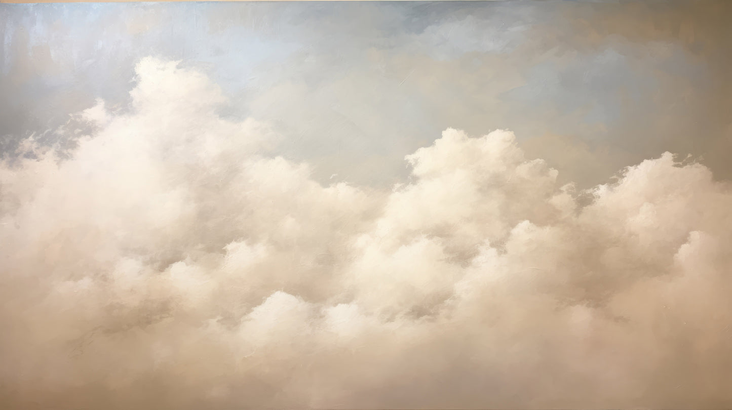 Prezentacja całego wzoru fototapety o nazwie SOFT HORIZON HAZE