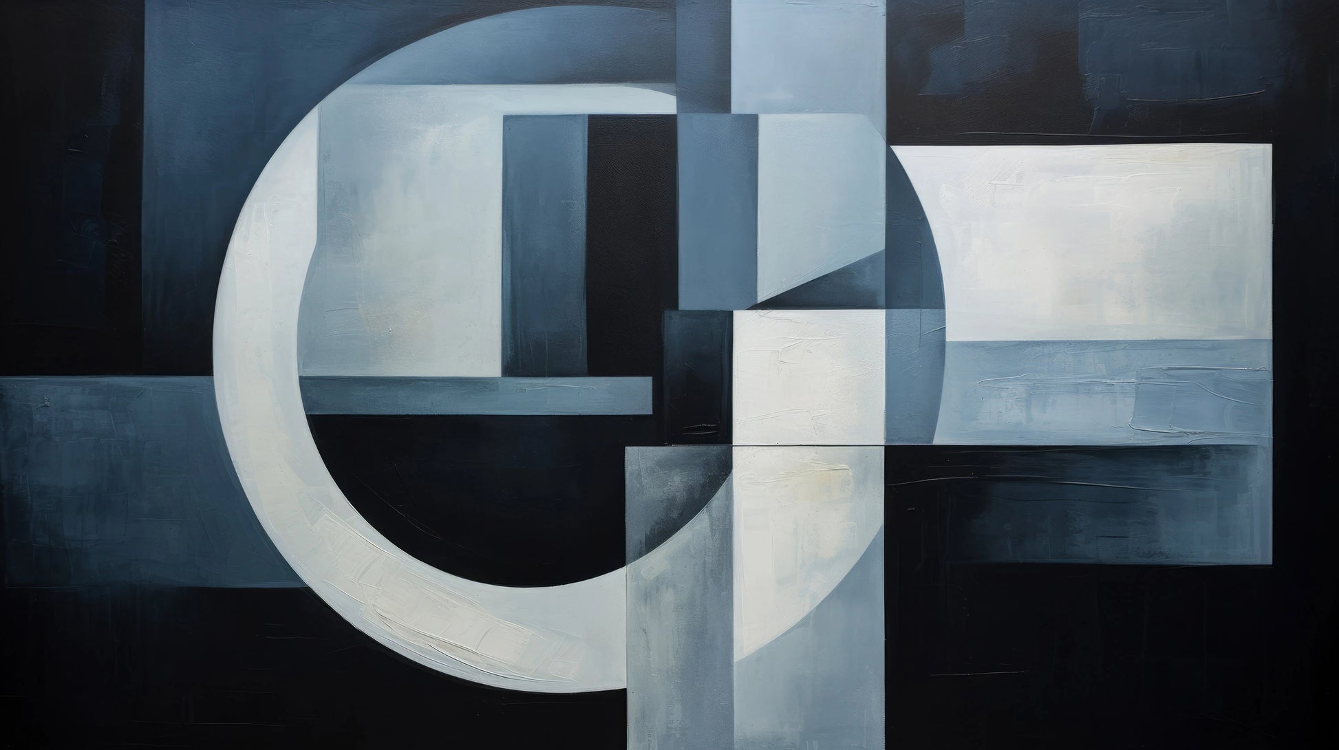 Prezentacja całego wzoru fototapety o nazwie Crescent Moon Geometry