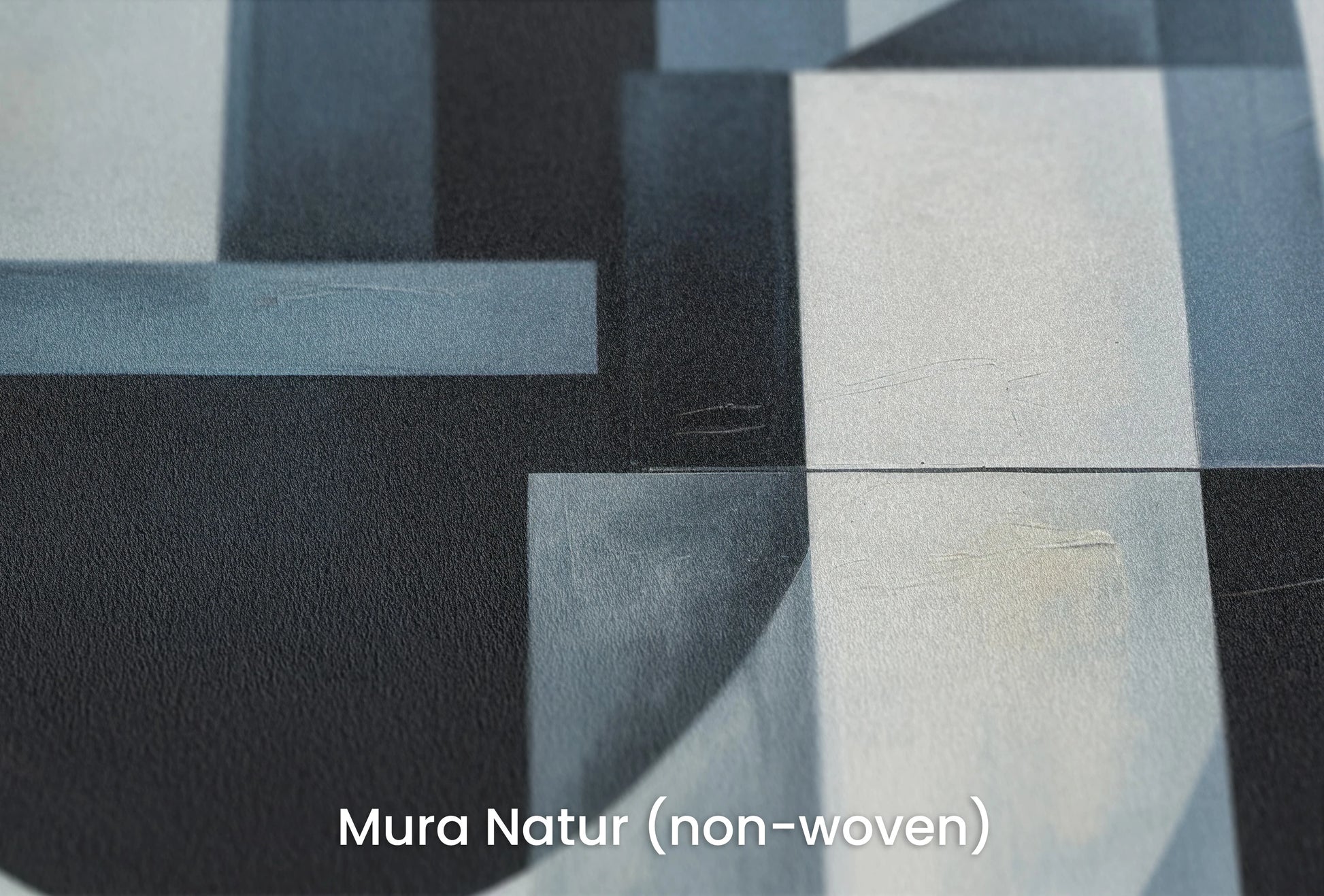 Zbliżenie na artystyczną fototapetę o nazwie Crescent Moon Geometry na podłożu Mura Natur (non-woven) - naturalne i ekologiczne podłoże.