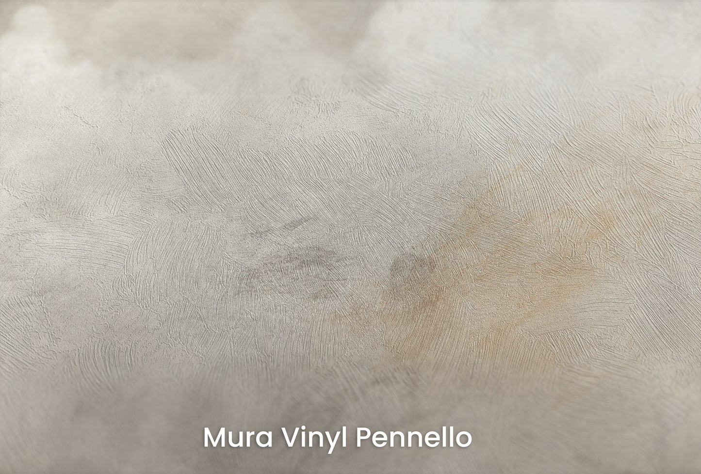 Zbliżenie na artystyczną fototapetę o nazwie STORM'S BREATH CANVAS na podłożu Mura Vinyl Pennello - faktura pociągnięć pędzla malarskiego.