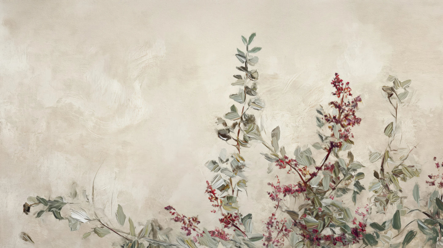 Prezentacja całego wzoru fototapety o nazwie Old Master's Flora