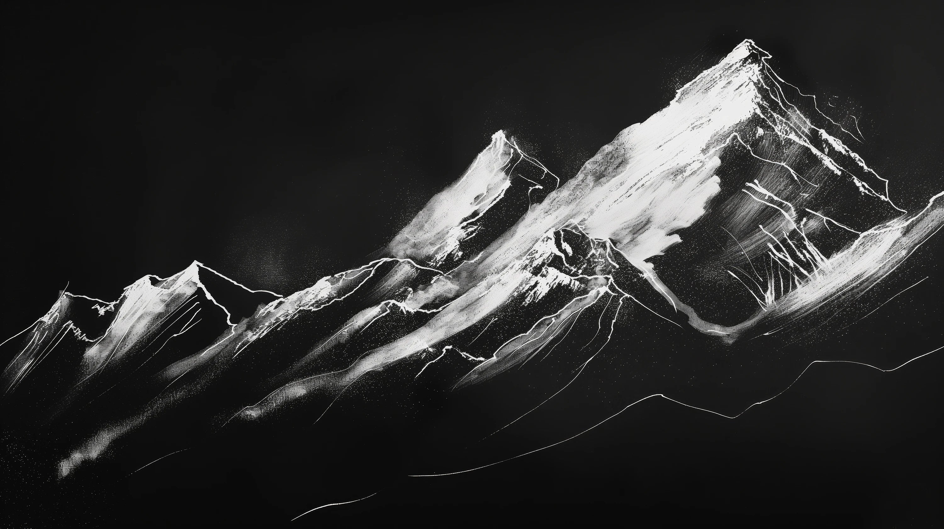 Podgląd wzoru: Prezentacja całego wzoru fototapety o nazwie Monochrome Majesty