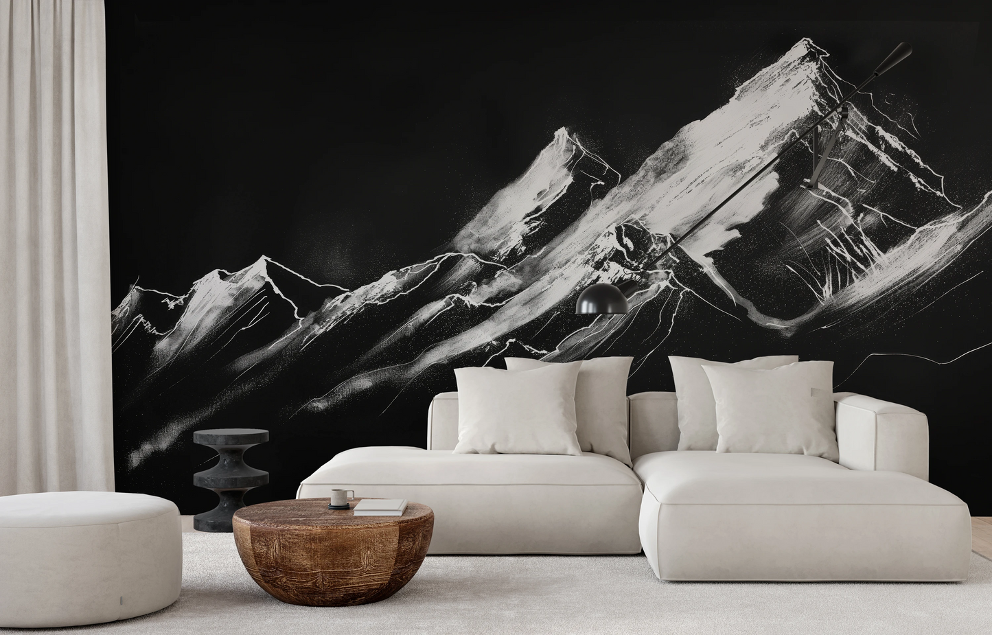 Fototapeta o nazwie Monochrome Majesty użyta w aranzacji wnętrza.