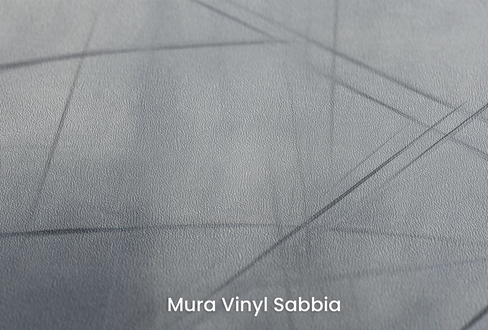 Zbliżenie na artystyczną fototapetę o nazwie Ephemeral Lines na podłożu Mura Vinyl Sabbia struktura grubego ziarna piasku.