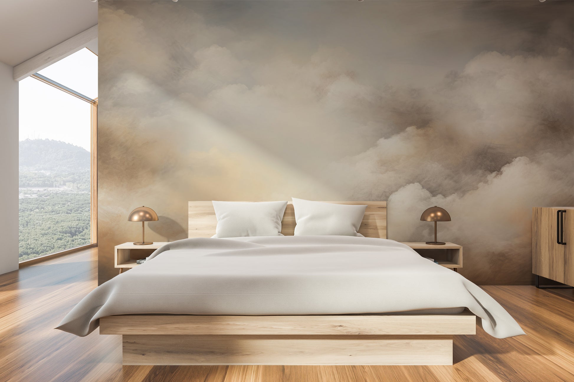 Fototapeta o nazwie LUMINOUS DREAMSCAPE HORIZON użyta w aranzacji wnętrza.