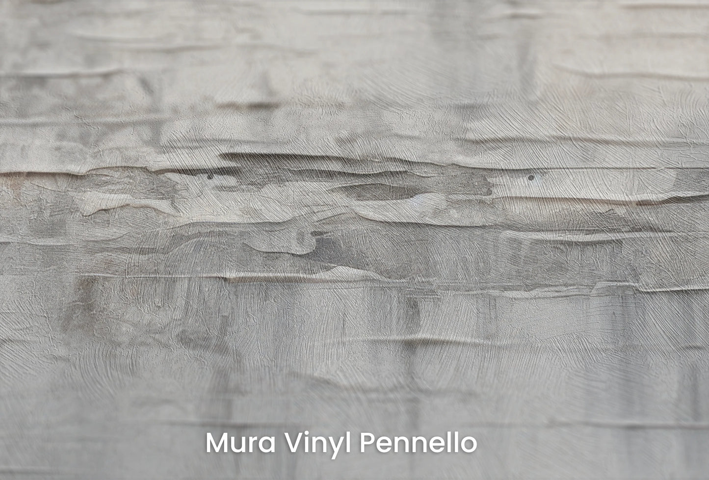 Zbliżenie na artystyczną fototapetę o nazwie Pallid Canvas na podłożu Mura Vinyl Pennello - faktura pociągnięć pędzla malarskiego.