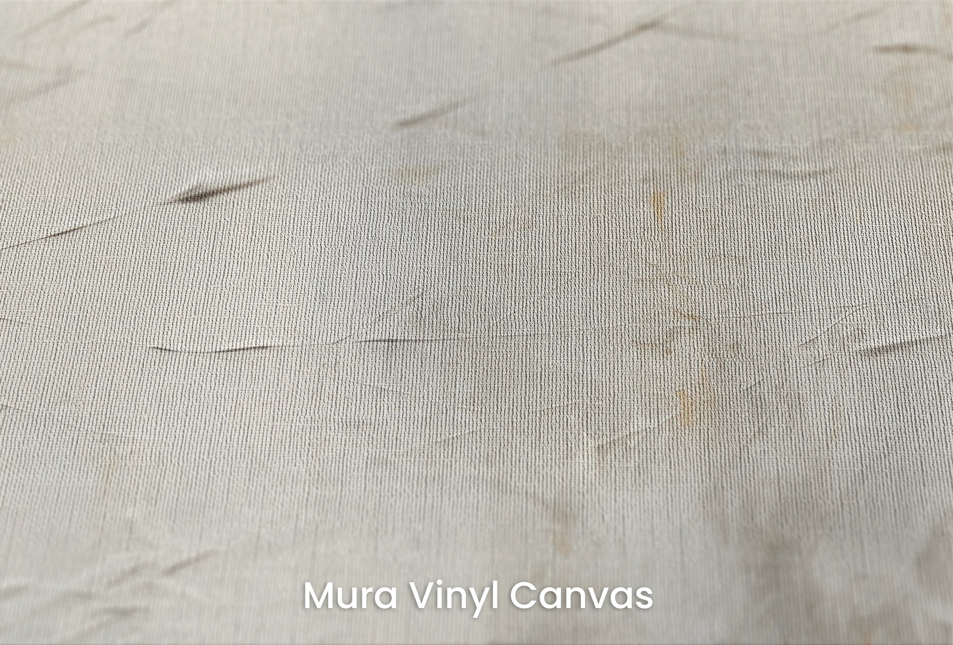 Zbliżenie na artystyczną fototapetę o nazwie Golden Threads na podłożu Mura Vinyl Canvas - faktura naturalnego płótna.
