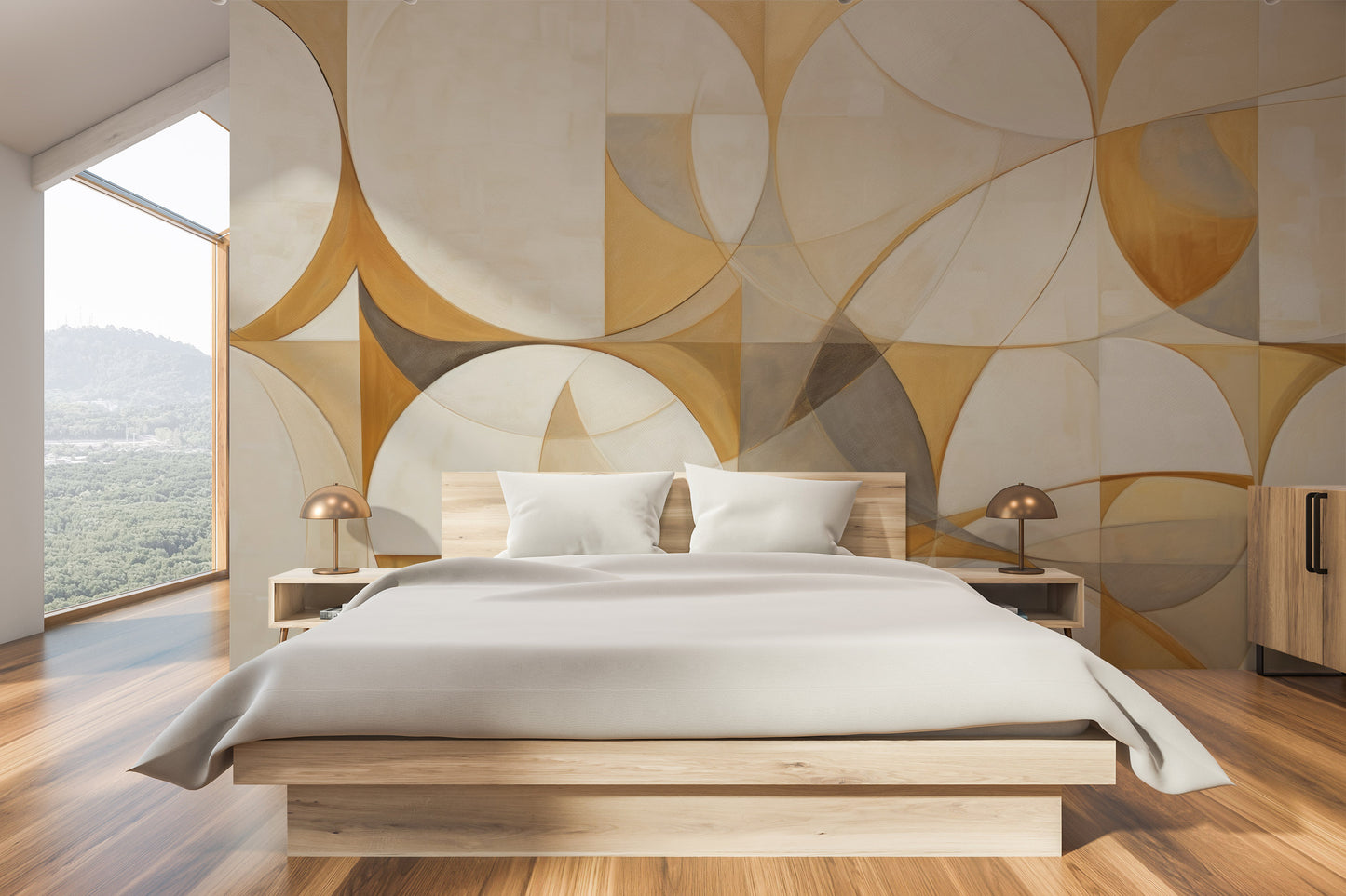 Fototapeta o nazwie INTERSECTING TRANQUILITY użyta w aranzacji wnętrza.