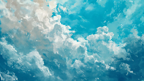 Pureté Azur - Papier Peint Nuage - Pureté du Ciel Bleu