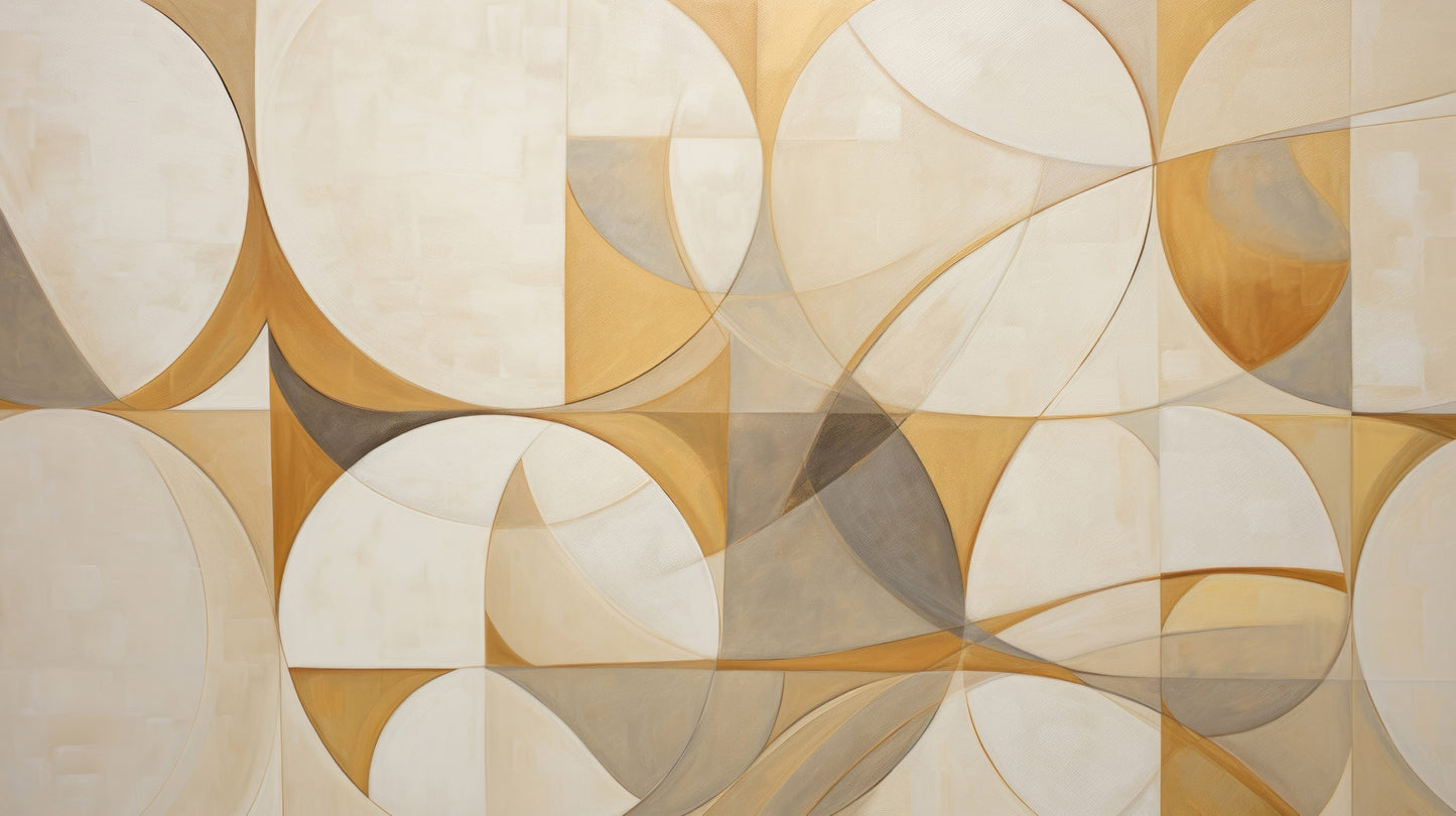 Prezentacja całego wzoru fototapety o nazwie INTERSECTING TRANQUILITY