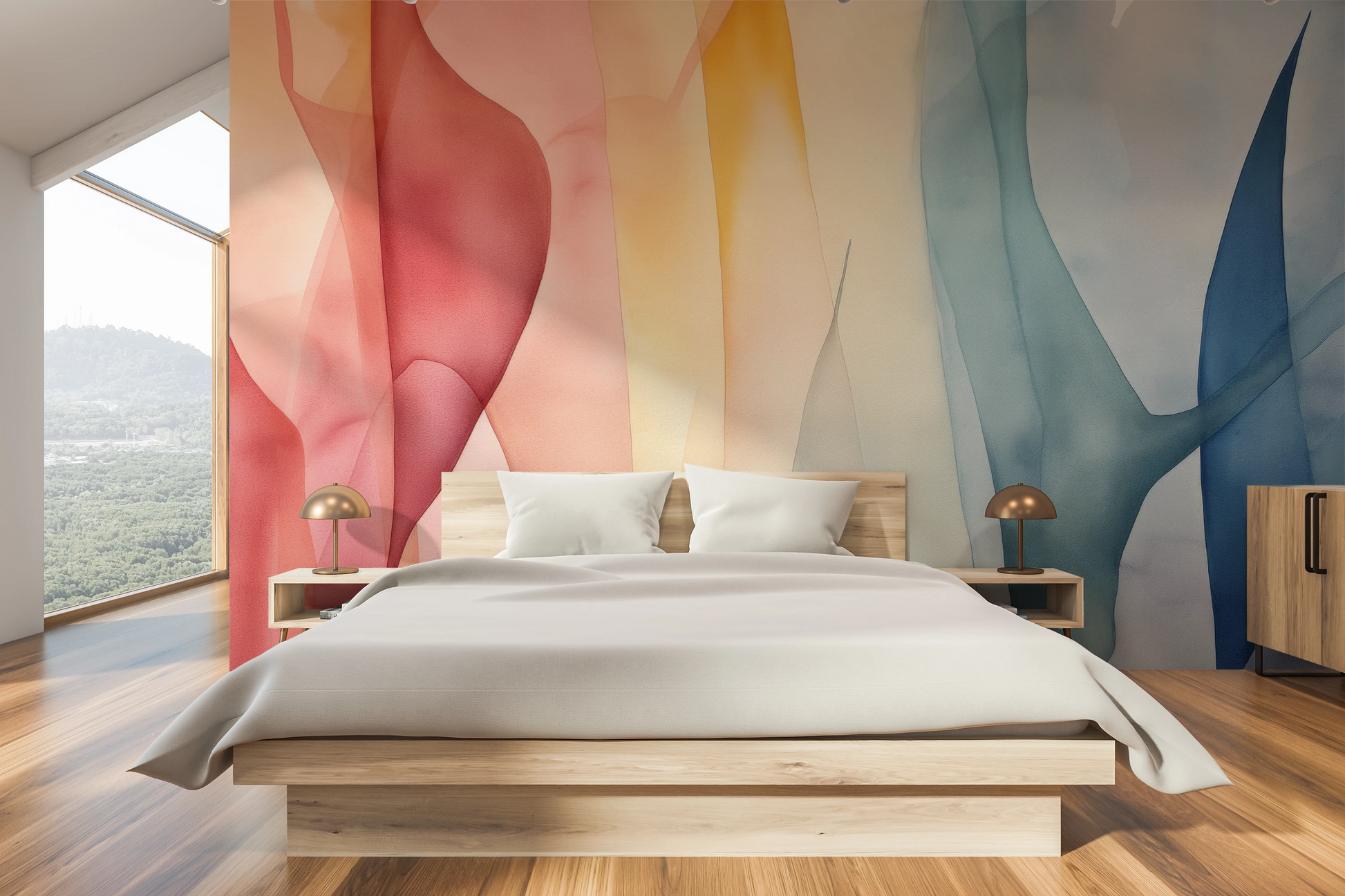 Fototapeta o nazwie Dreamy Pastel użyta w aranzacji wnętrza.