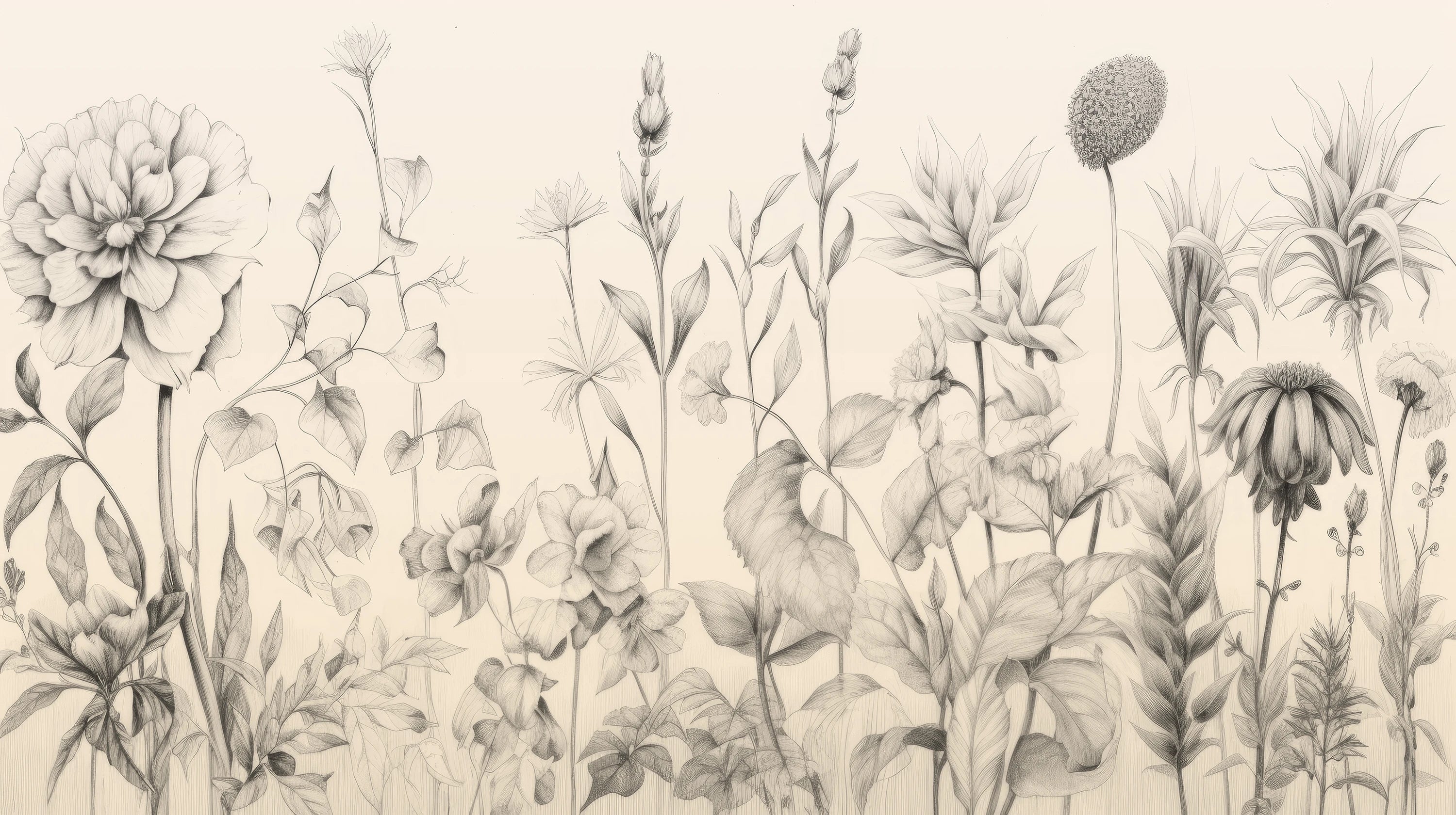 Podgląd wzoru: Prezentacja całego wzoru fototapety o nazwie Ethereal Bloom