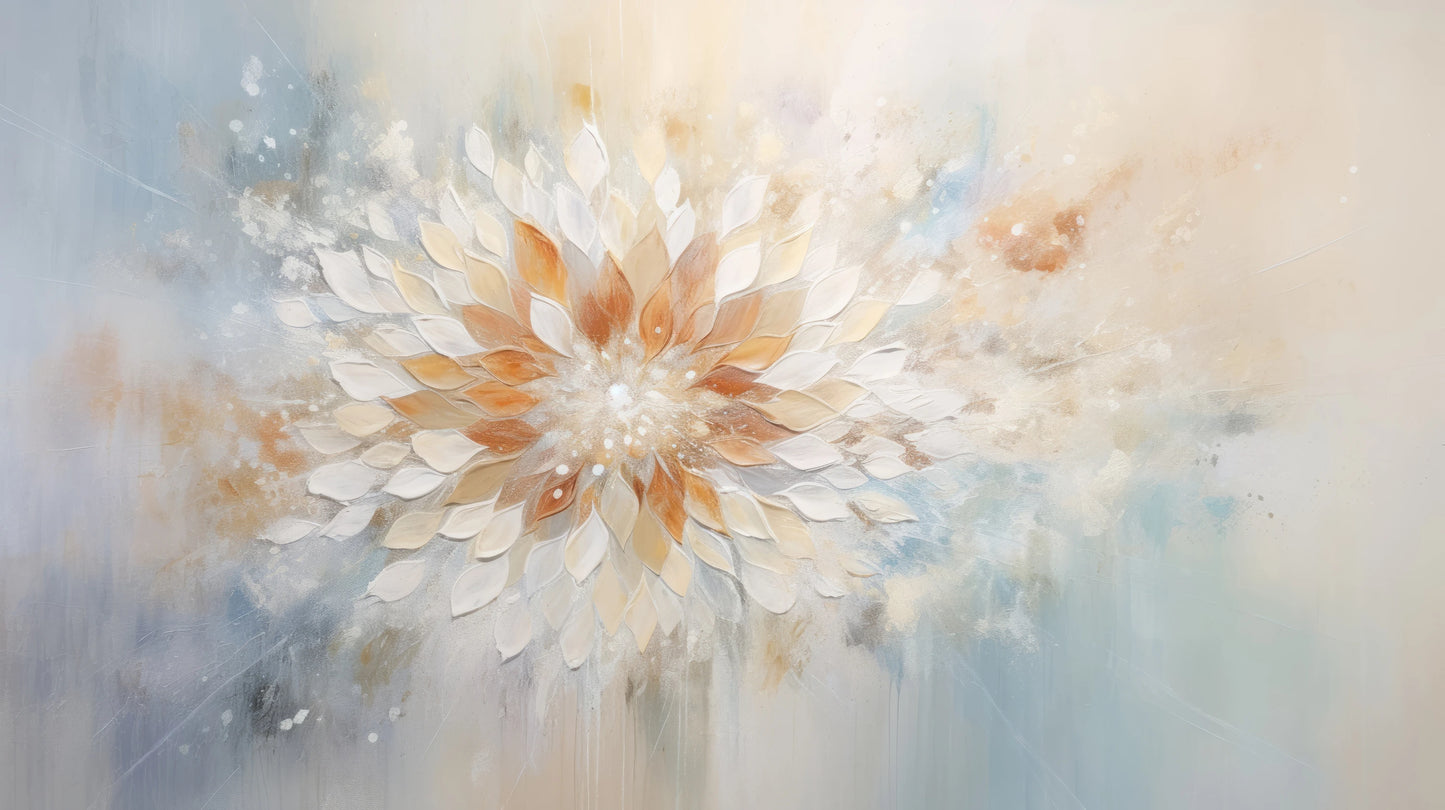 Prezentacja całego wzoru fototapety o nazwie Serene Lotus