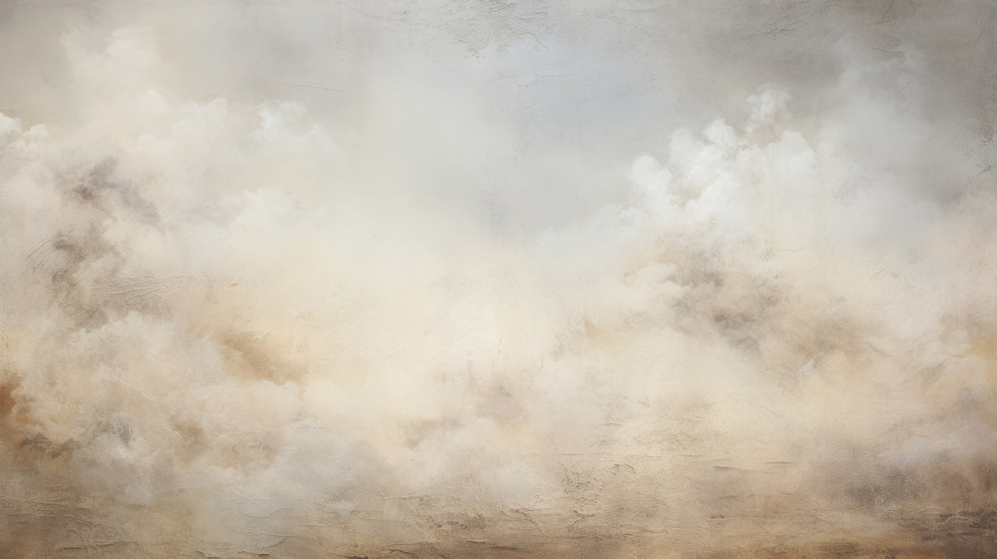 Prezentacja całego wzoru fototapety o nazwie CUMULUS ECHOES MURAL