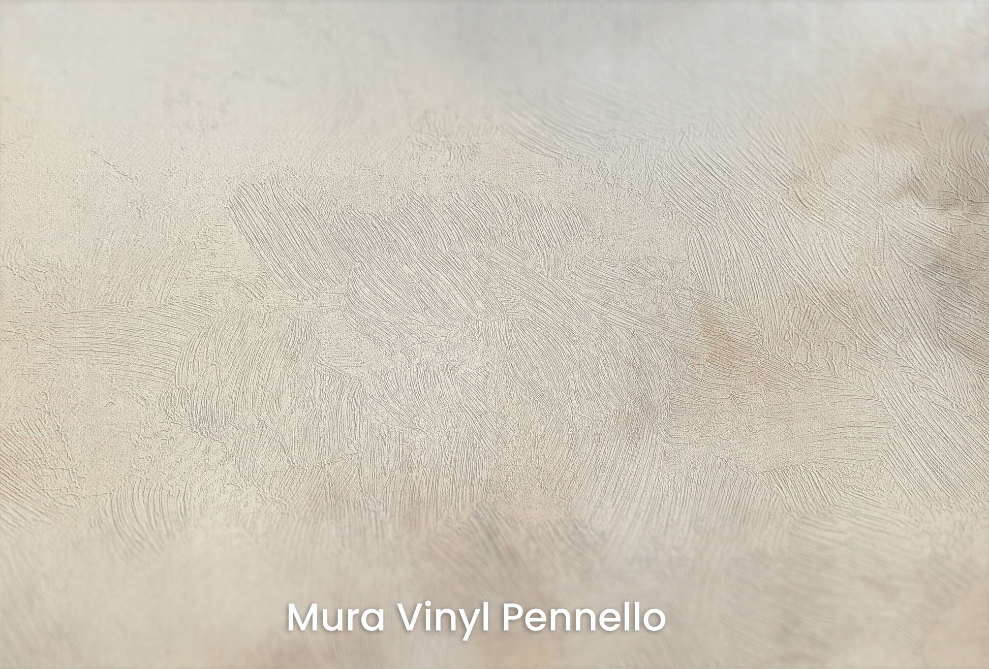 Zbliżenie na artystyczną fototapetę o nazwie CUMULUS ECHOES MURAL na podłożu Mura Vinyl Pennello - faktura pociągnięć pędzla malarskiego.