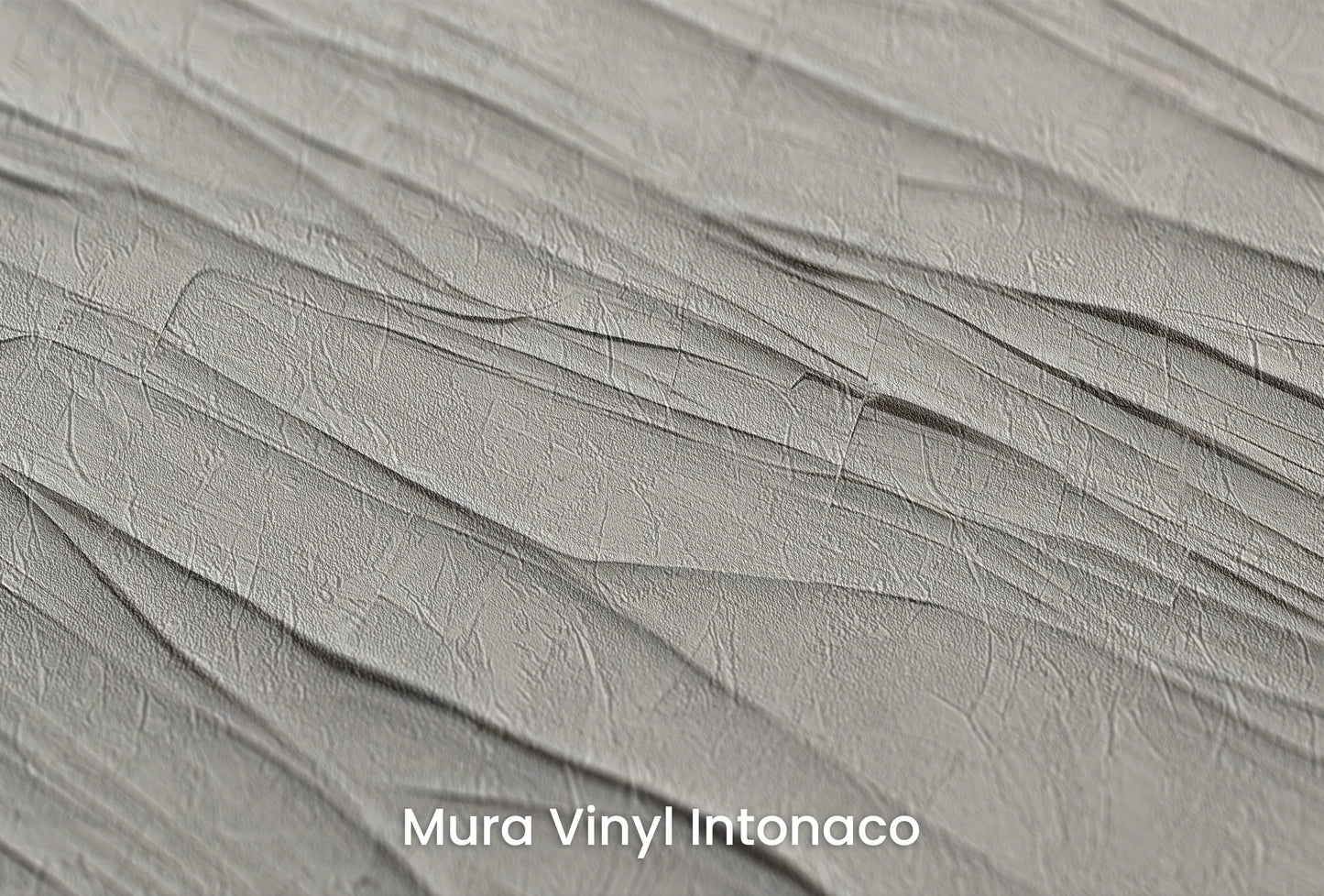 Zbliżenie na artystyczną fototapetę o nazwie Subtle Dynamics na podłożu Mura Vinyl Intonaco - struktura tartego tynku.