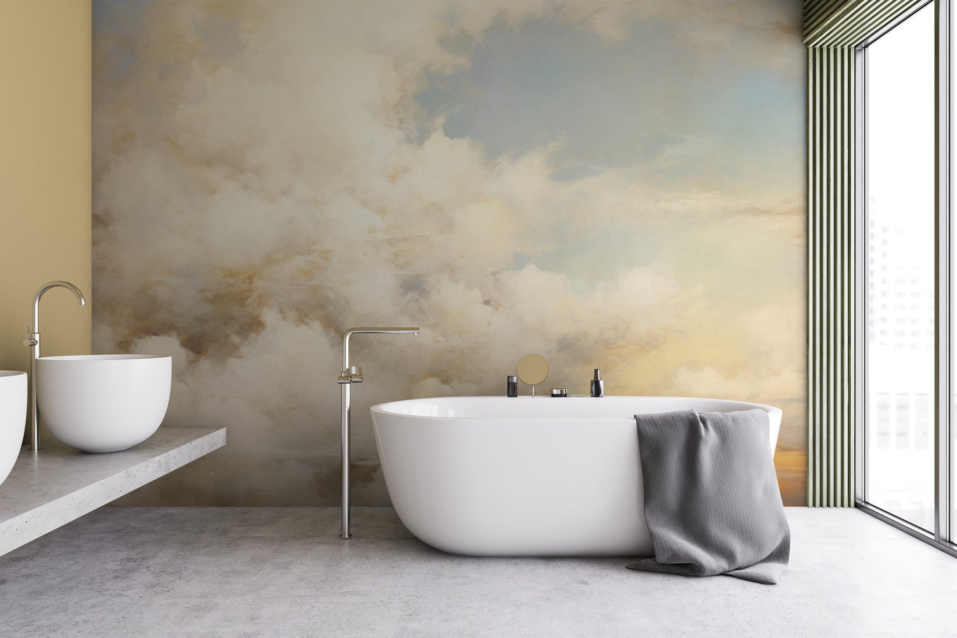 Fototapeta o nazwie ETHEREAL CLOUDSCAPE HORIZON użyta w aranzacji wnętrza.