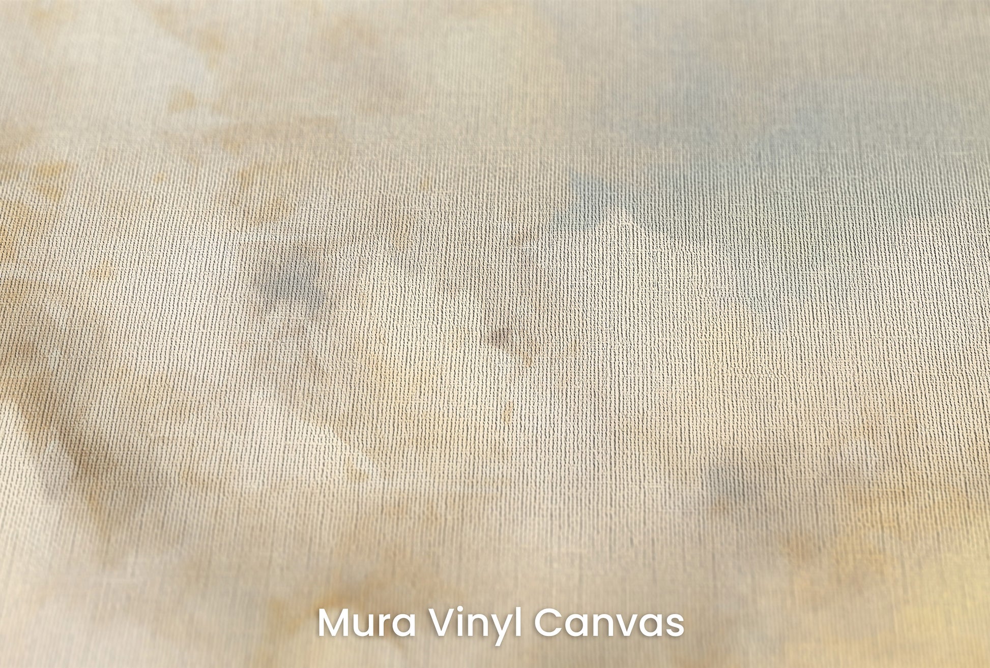 Zbliżenie na artystyczną fototapetę o nazwie ETHEREAL CLOUDSCAPE HORIZON na podłożu Mura Vinyl Canvas - faktura naturalnego płótna.