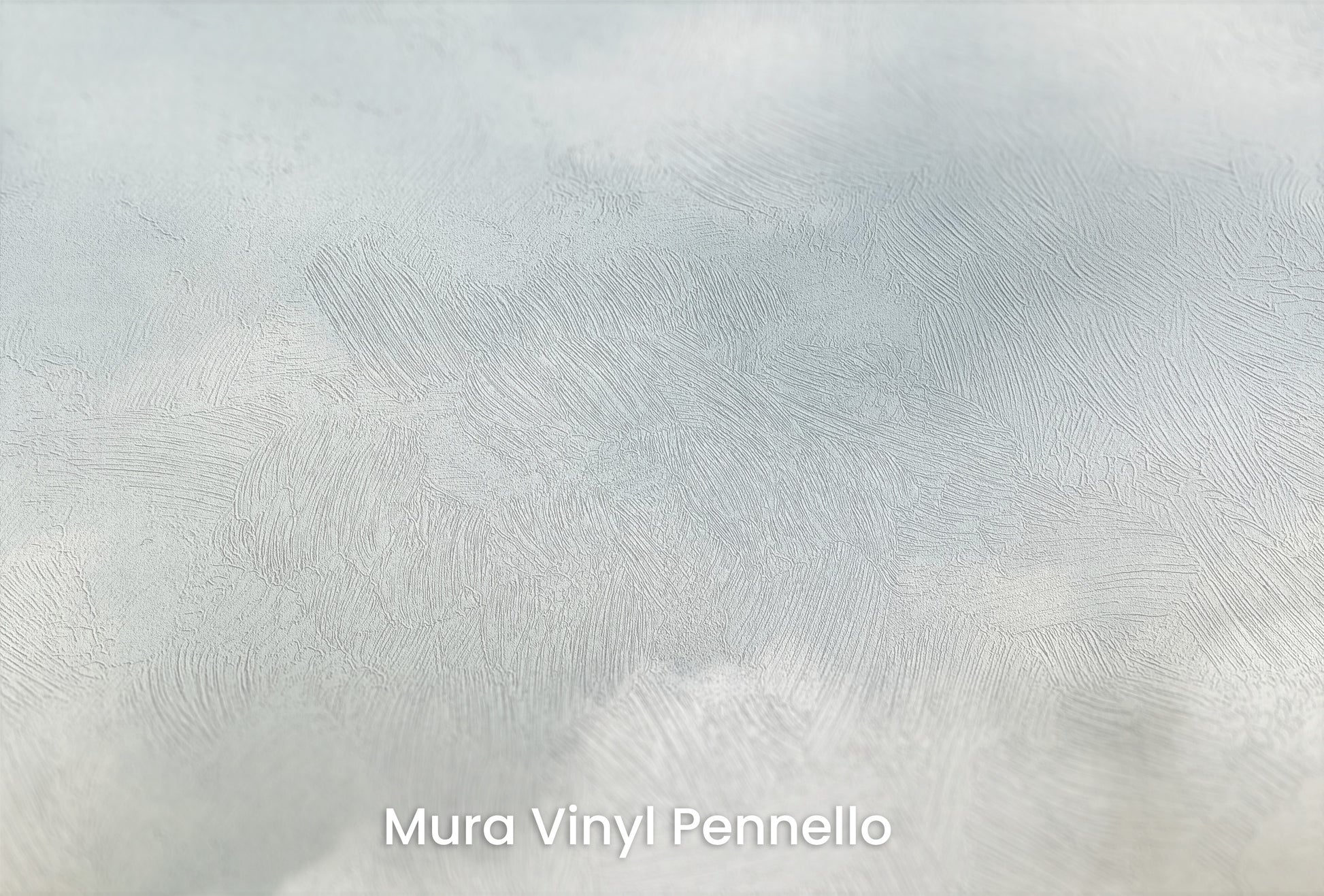 Zbliżenie na artystyczną fototapetę o nazwie CELESTIAL WHISPER SKY na podłożu Mura Vinyl Pennello - faktura pociągnięć pędzla malarskiego.