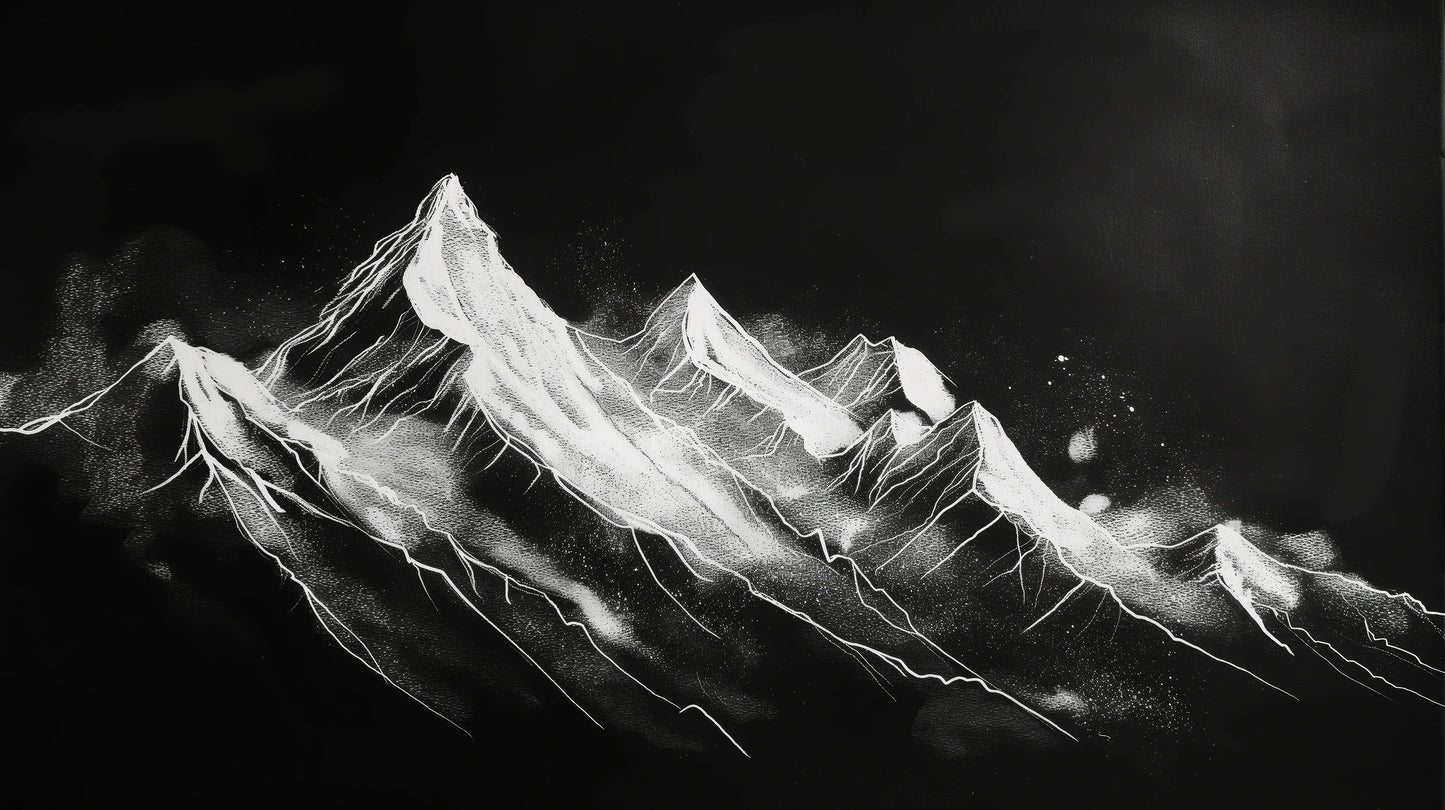 Prezentacja całego wzoru fototapety o nazwie Nocturnal Summit