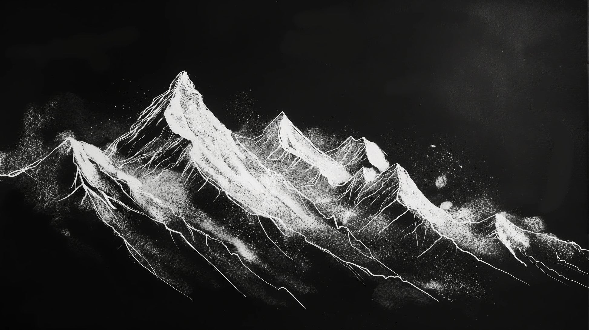 Prezentacja całego wzoru fototapety o nazwie Nocturnal Summit