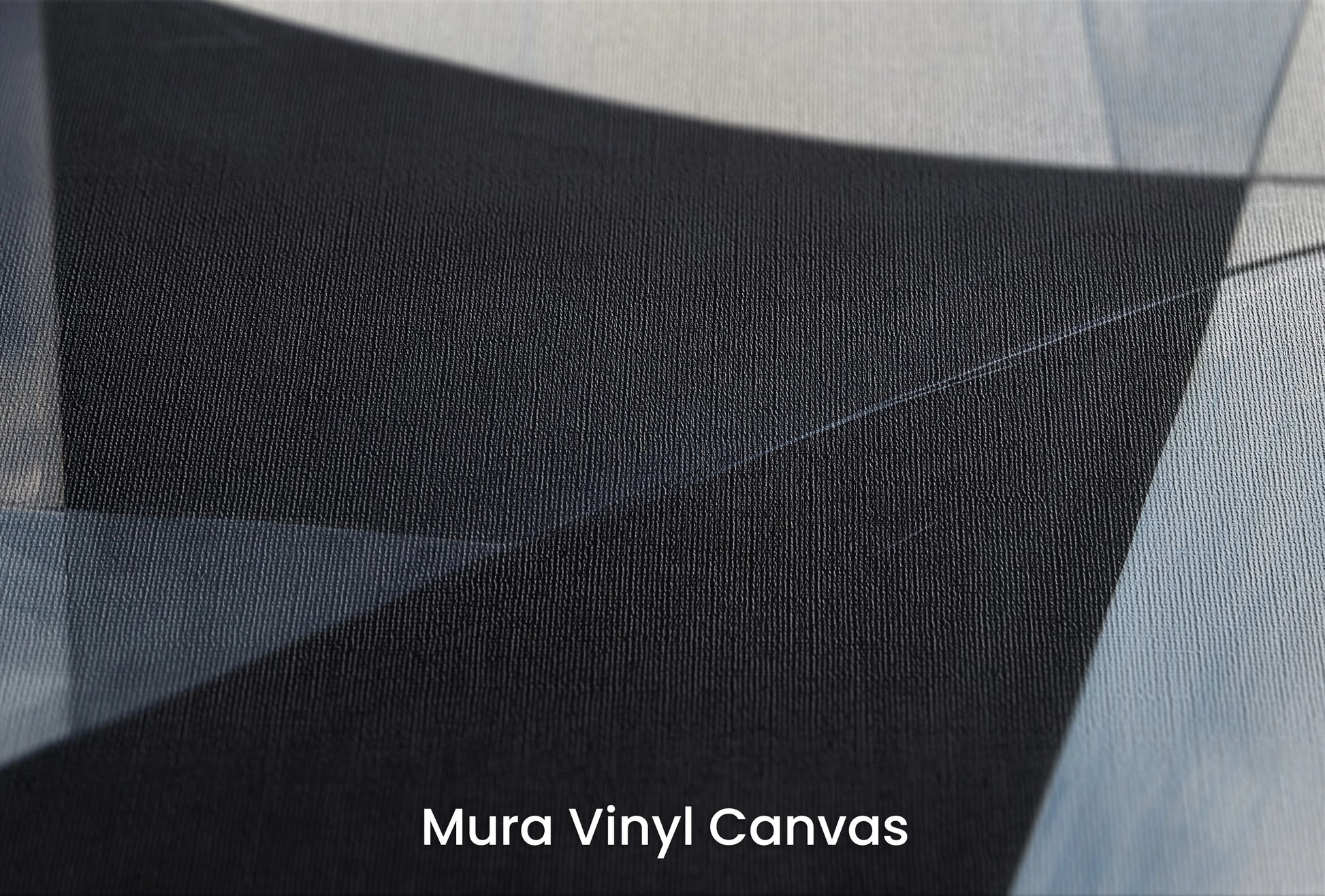 Zbliżenie na artystyczną fototapetę o nazwie Monochrome Elegance #5 na podłożu Mura Vinyl Canvas - faktura naturalnego płótna.