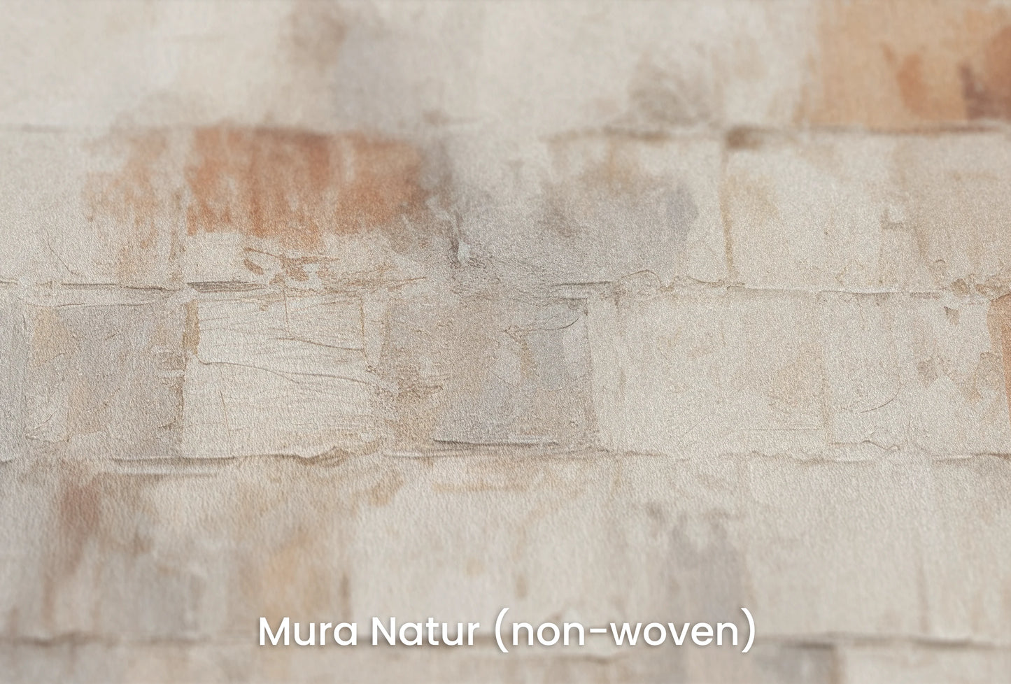 Zbliżenie na artystyczną fototapetę o nazwie Neutral Harmony #2 na podłożu Mura Natur (non-woven) - naturalne i ekologiczne podłoże.